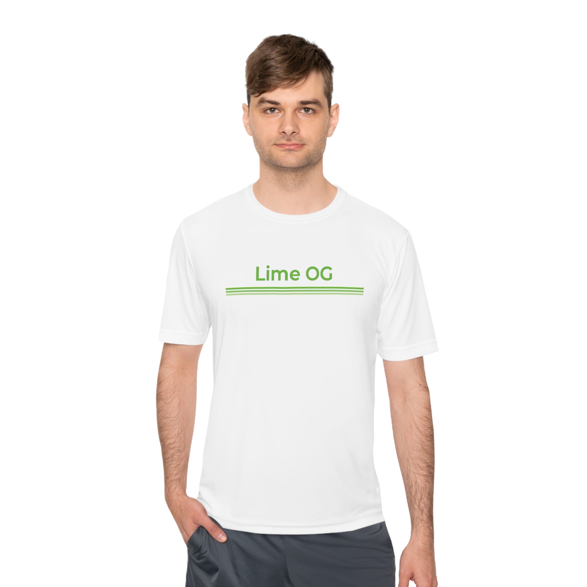 Unisex Moisture Wicking Tee - Lime OG
