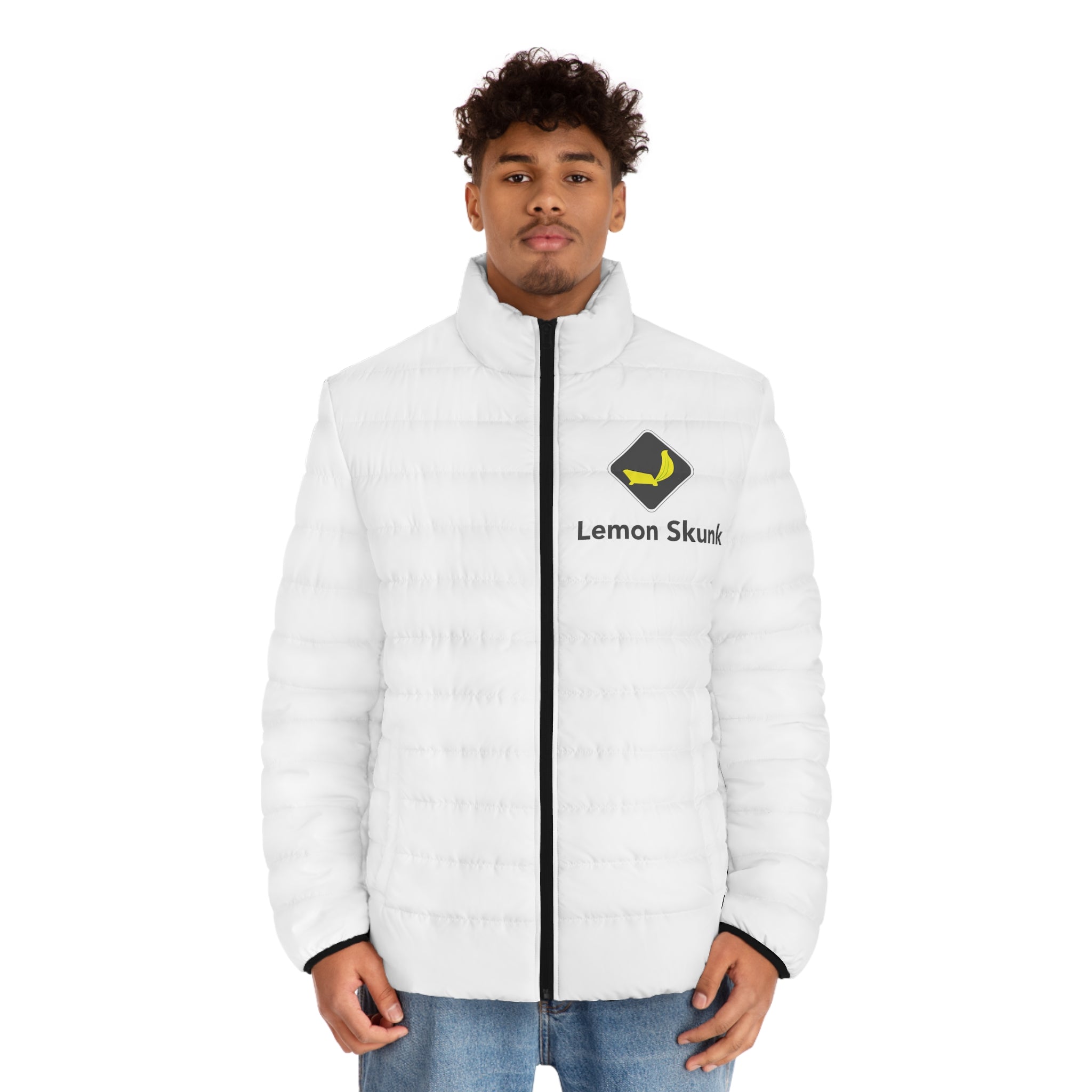 Men's Puffer Jacket - Lemon Skunk