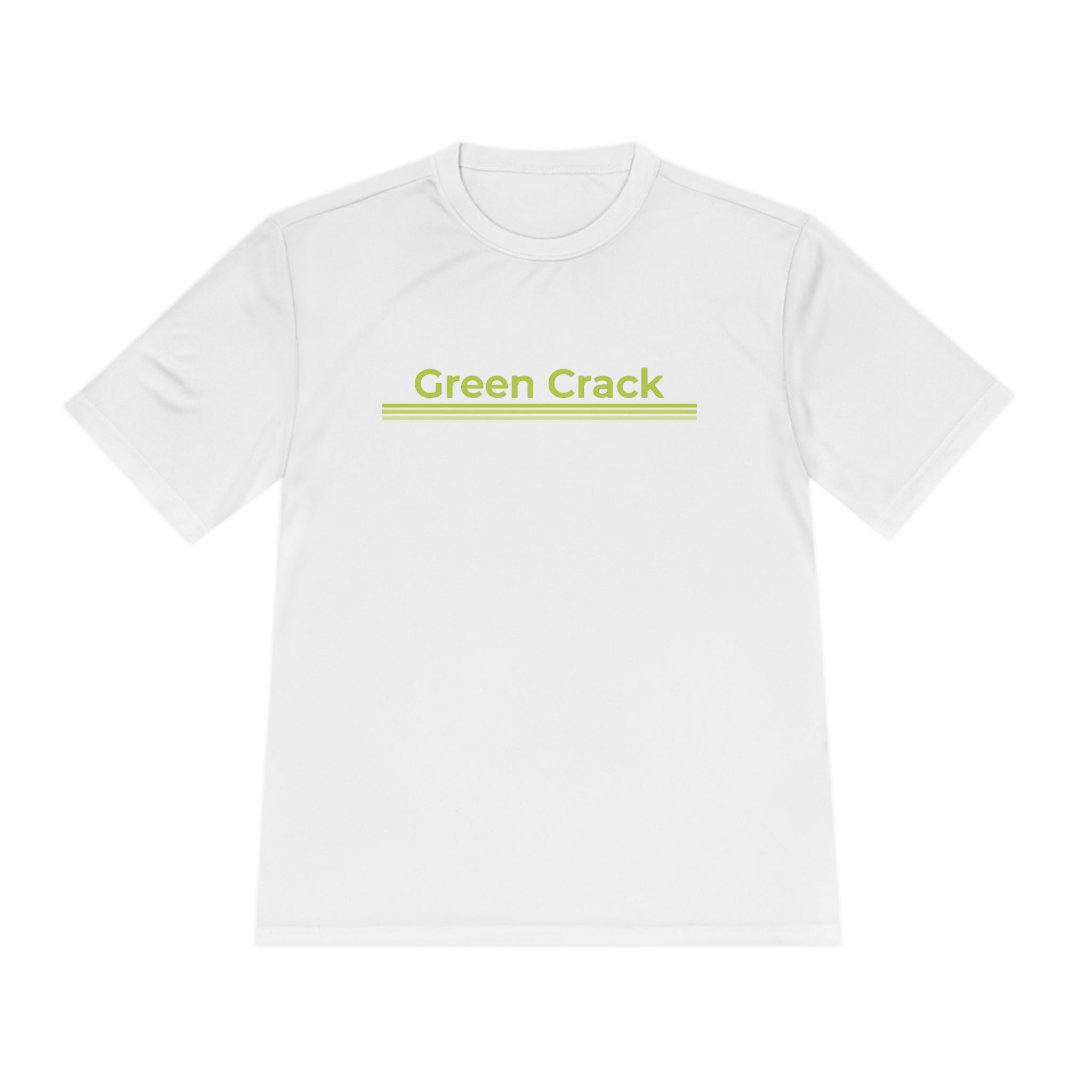 Unisex Moisture Wicking Tee - Green Crack