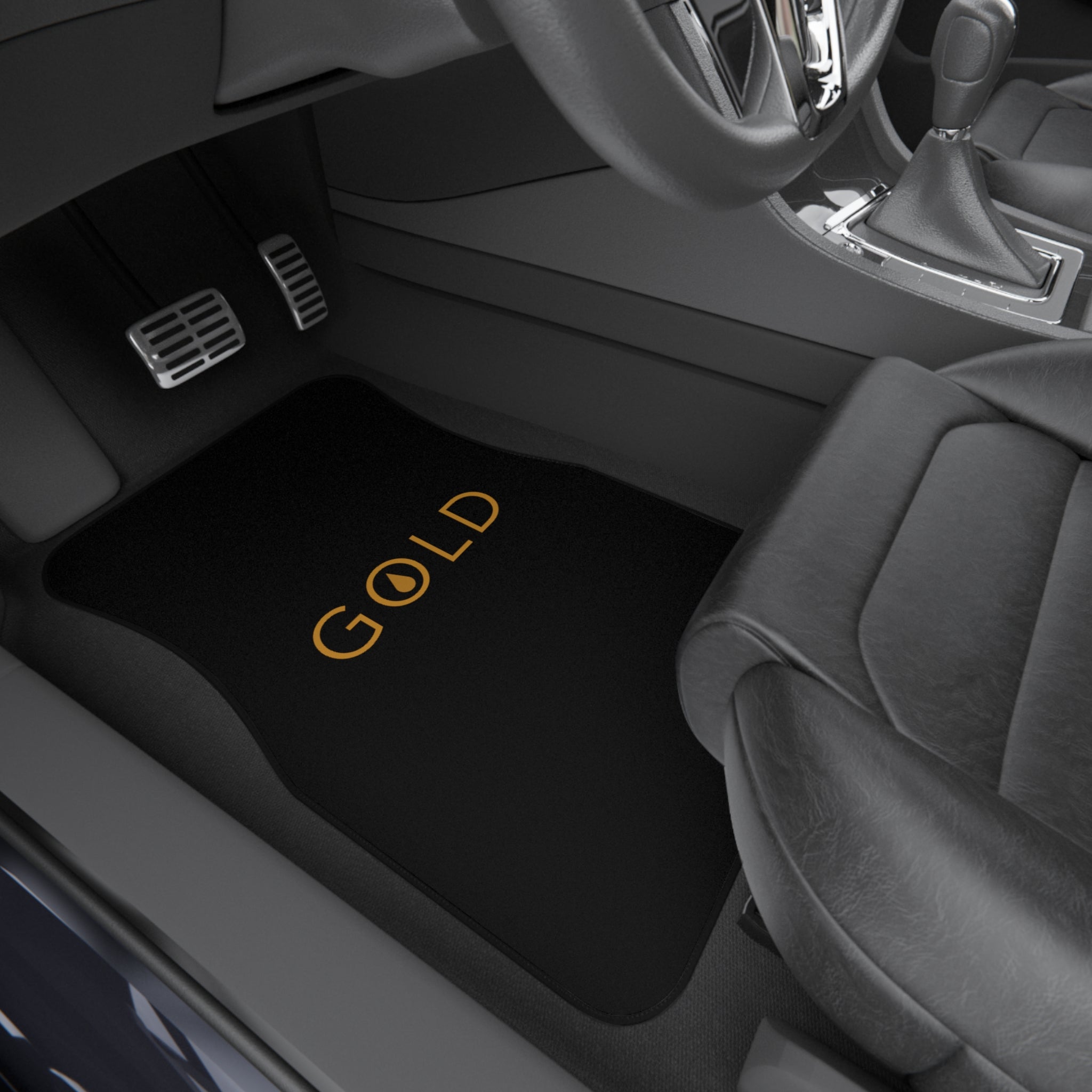 Car Mats (Set of 4) - GOLD