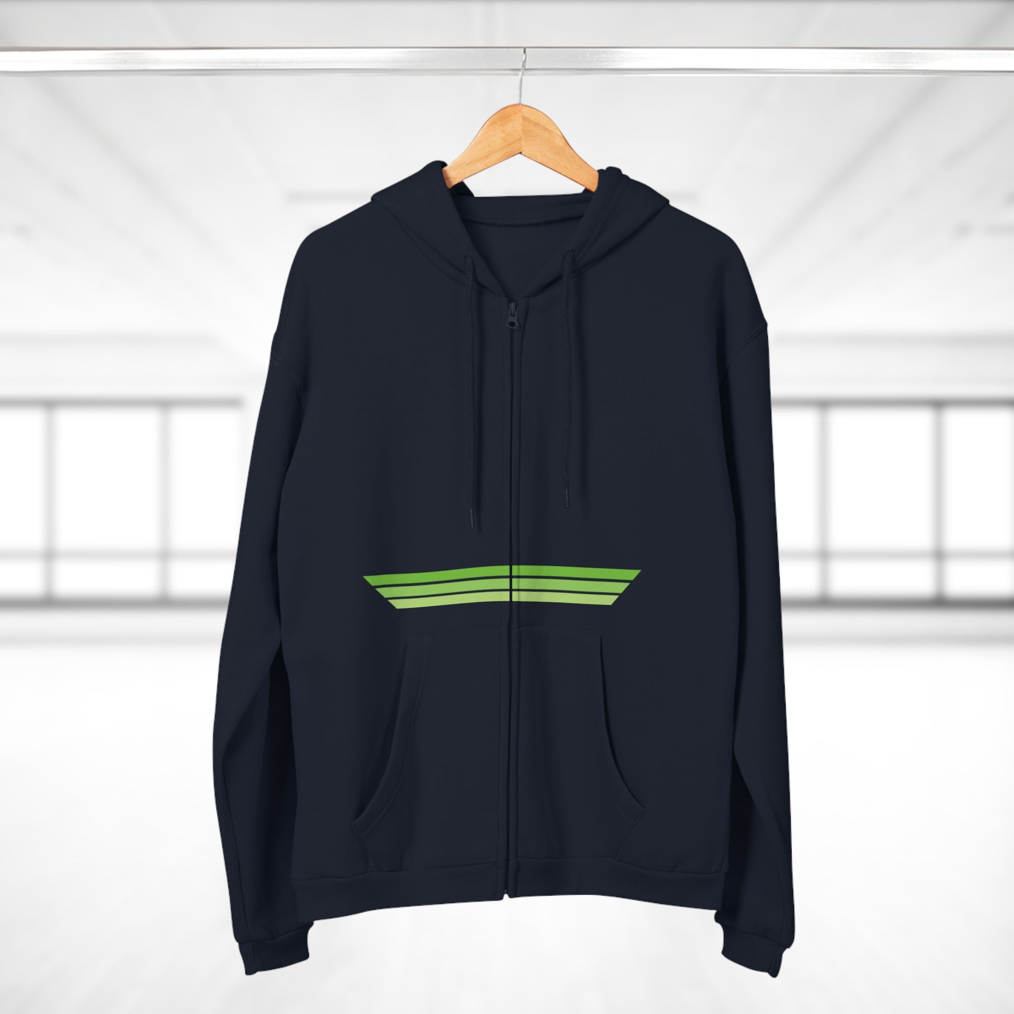 Unisex Hooded Zip Sweatshirt - Pineapple Express