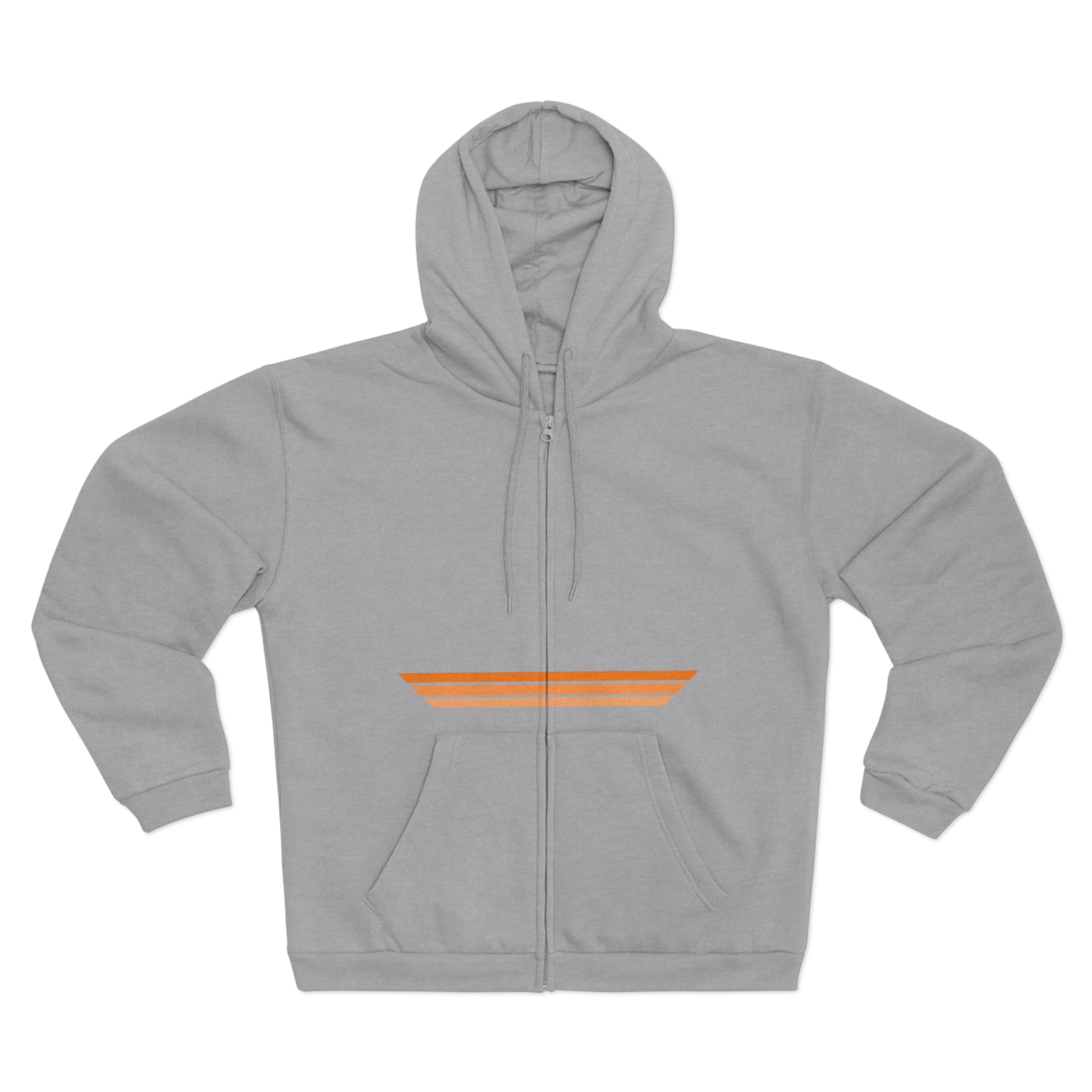 Unisex Hooded Zip Sweatshirt - Mango KUSH
