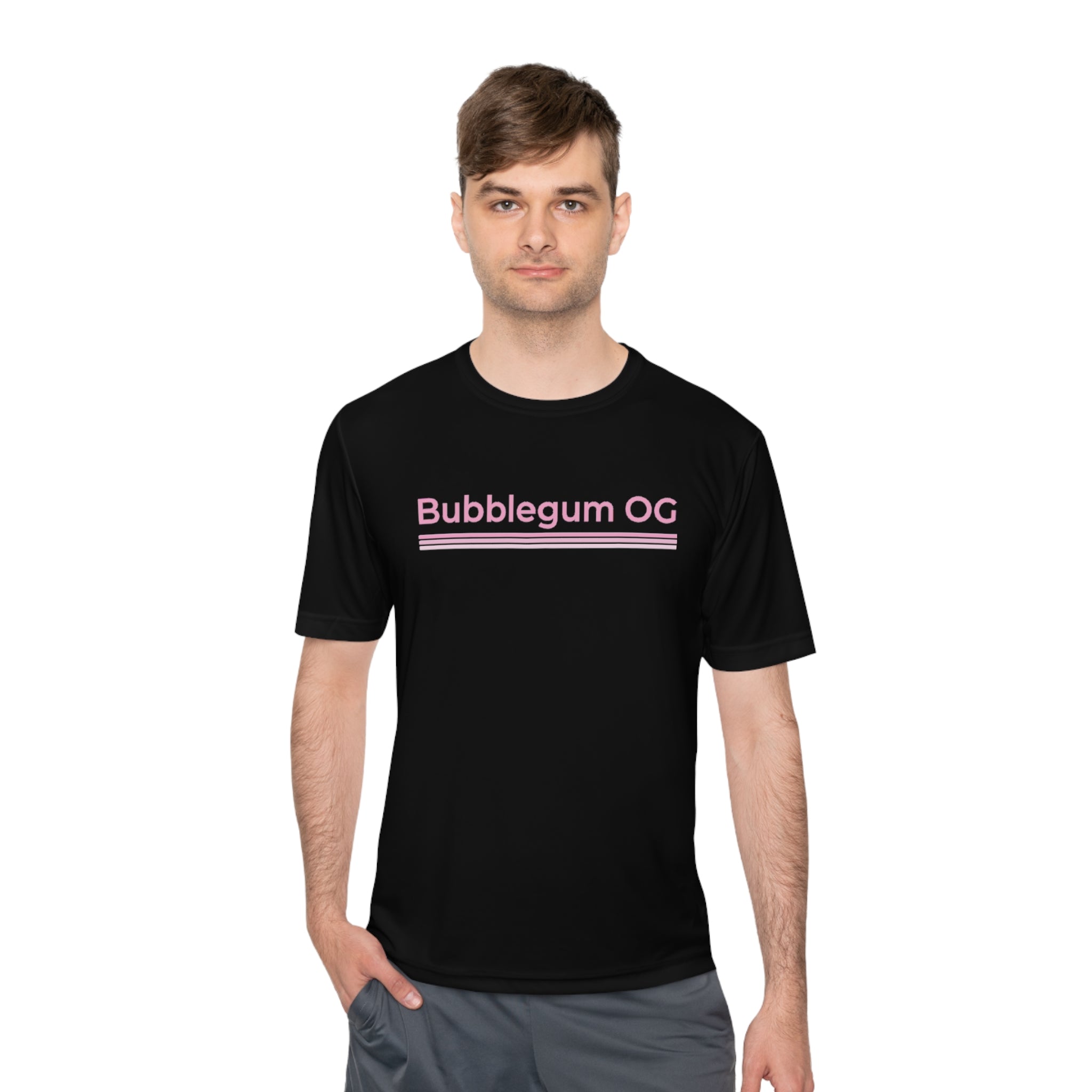 Unisex Moisture Wicking Tee - Bubblegum OG