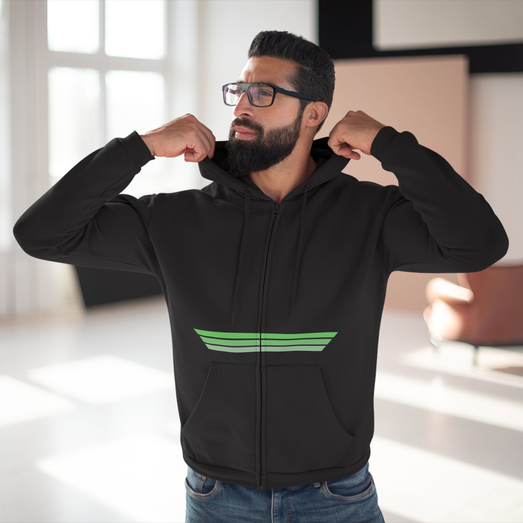 Unisex Hooded Zip Sweatshirt - GSC (Cookies)