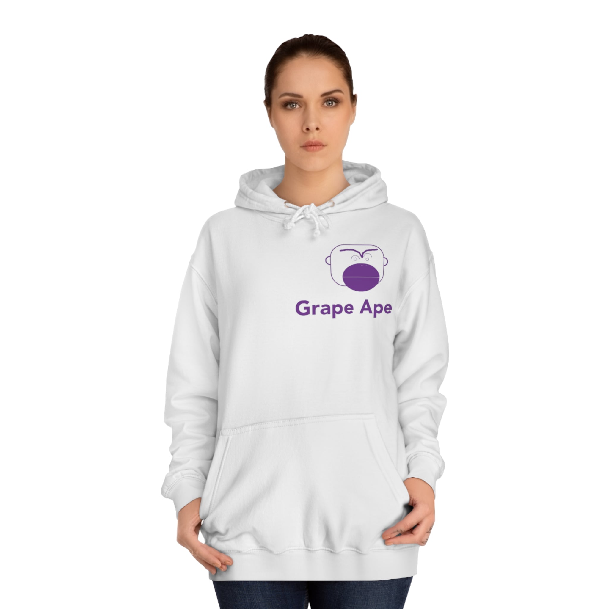 Unisex College Hoodie - Grape Ape