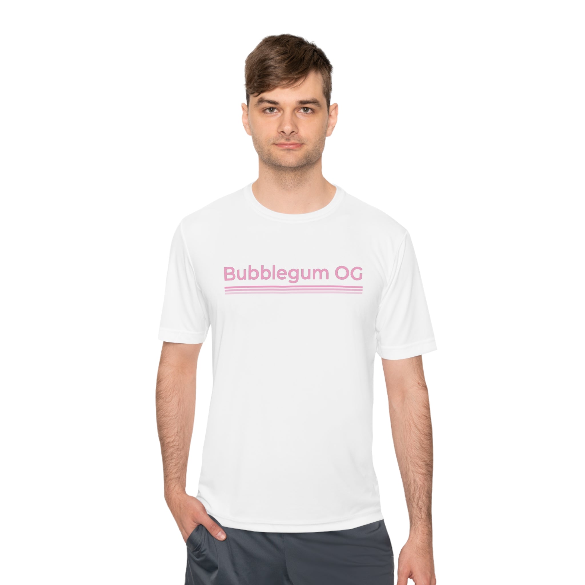 Unisex Moisture Wicking Tee - Bubblegum OG
