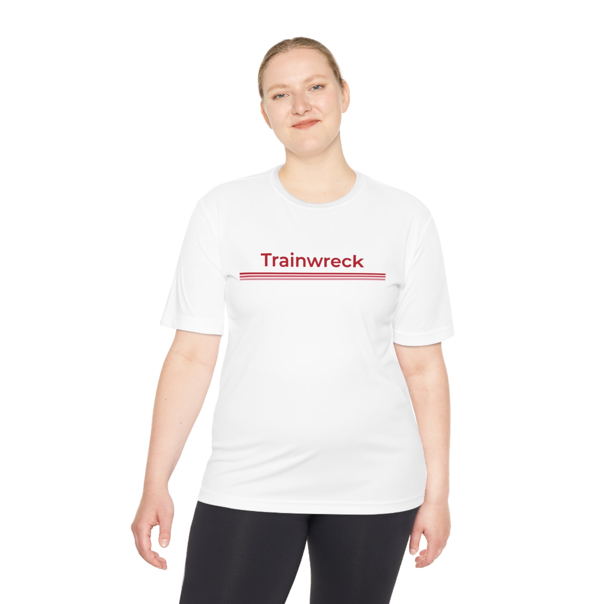 Unisex Moisture Wicking Tee - Trainwreck