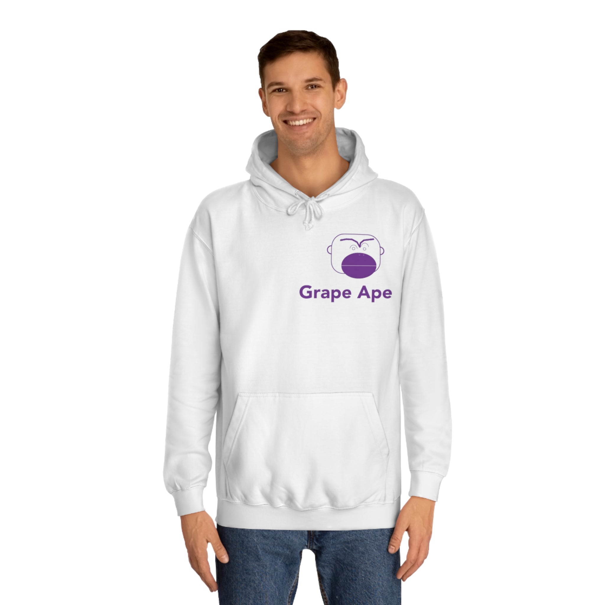 Unisex College Hoodie - Grape Ape