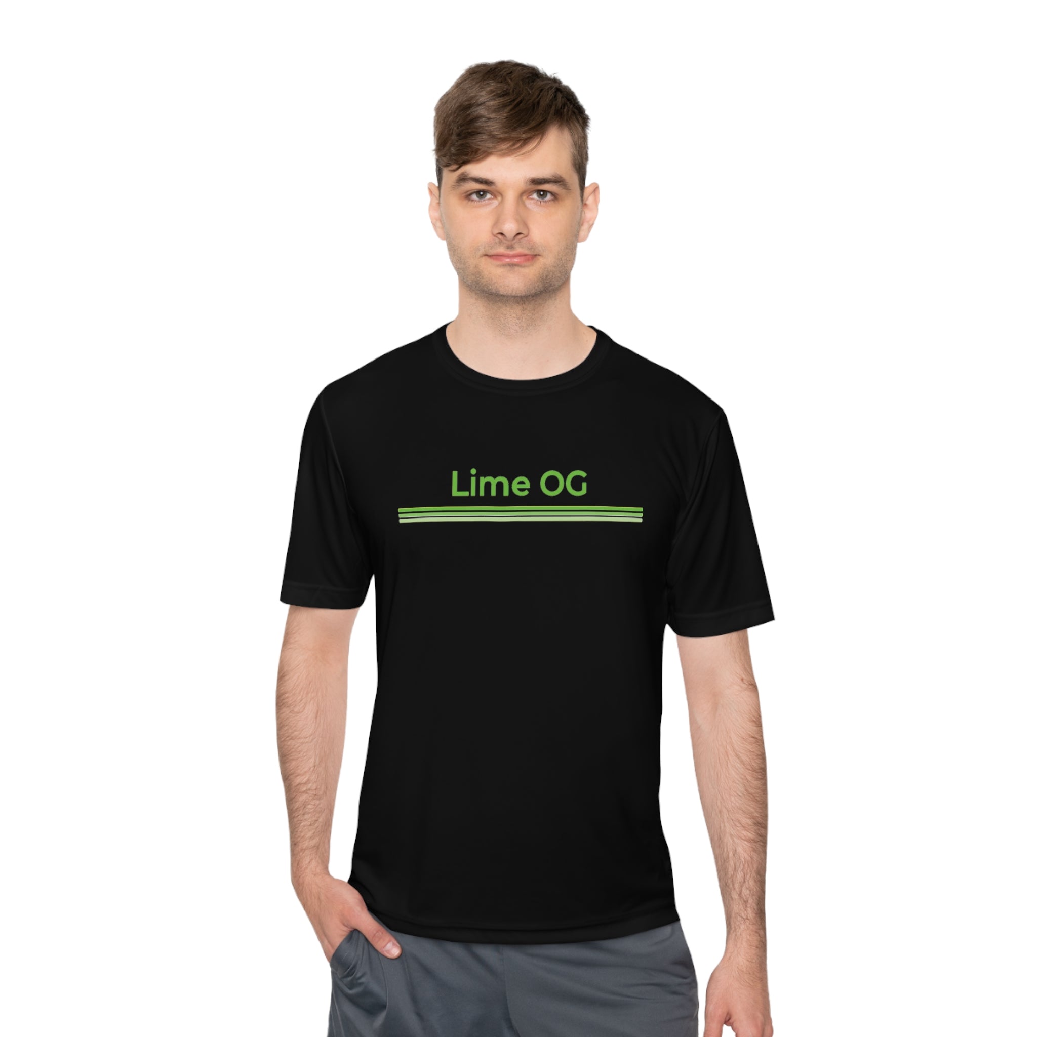 Unisex Moisture Wicking Tee - Lime OG