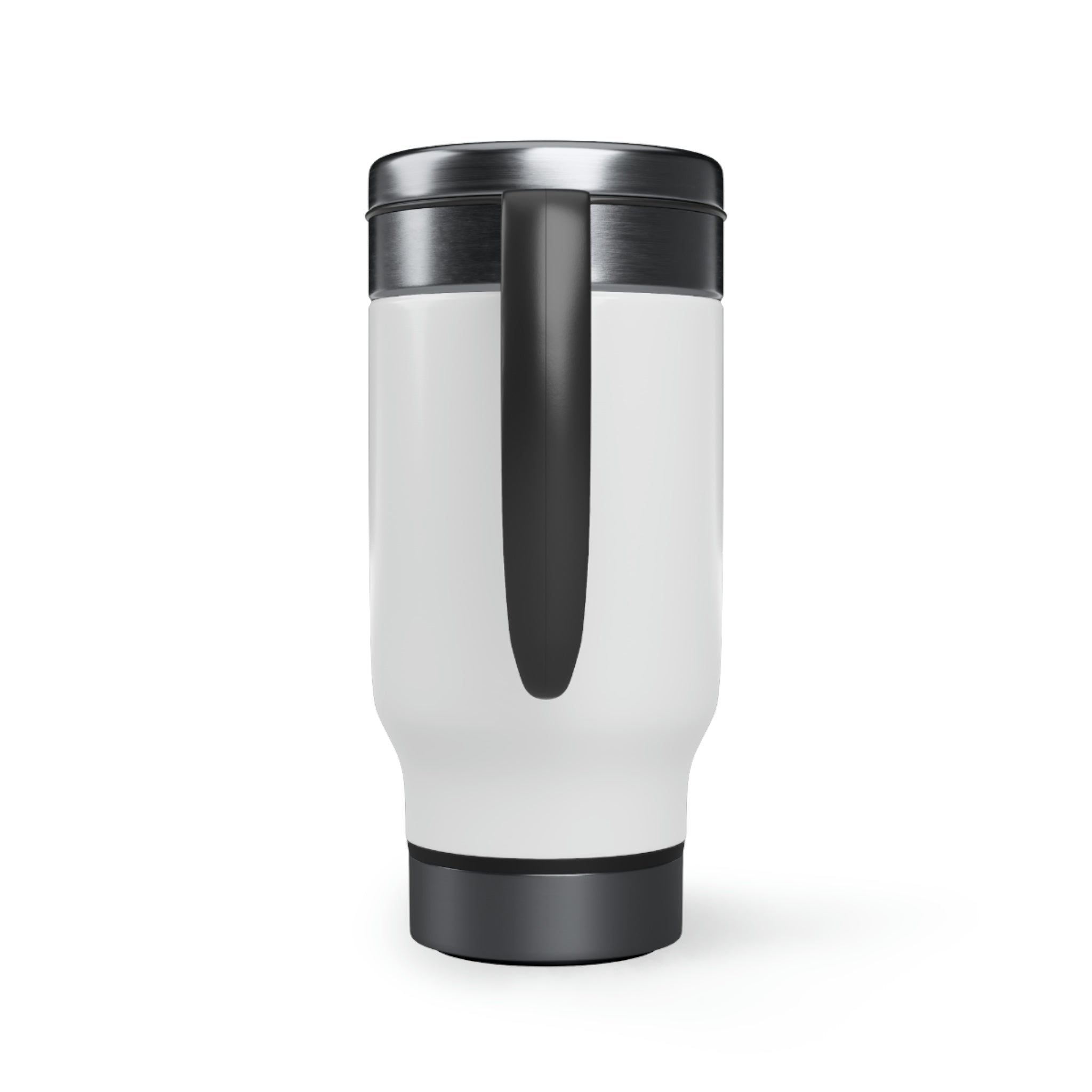 Stainless Steel Travel Mug with Handle, 14oz - GOLD
