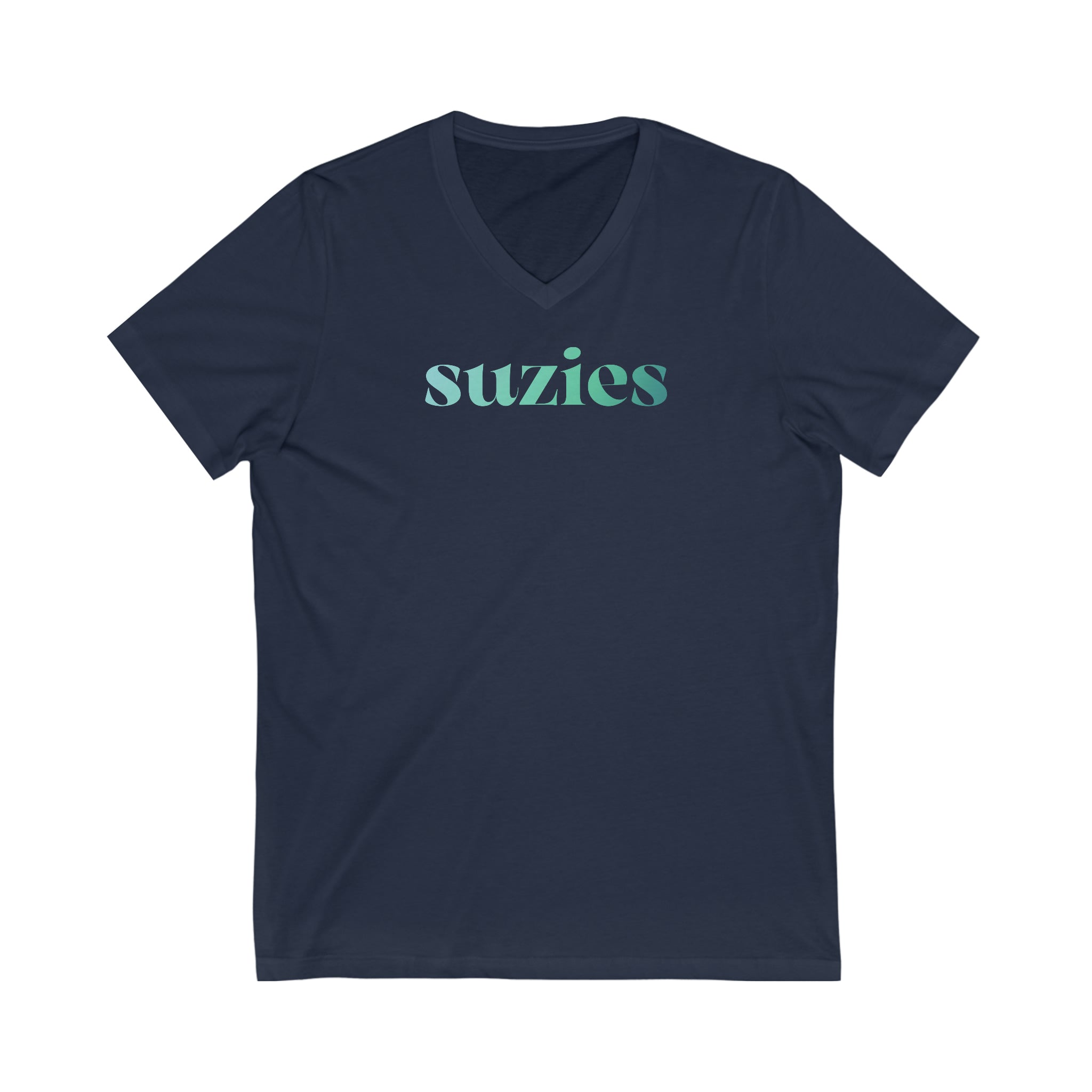 Unisex Jersey Short Sleeve V-Neck Tee - SUIZES