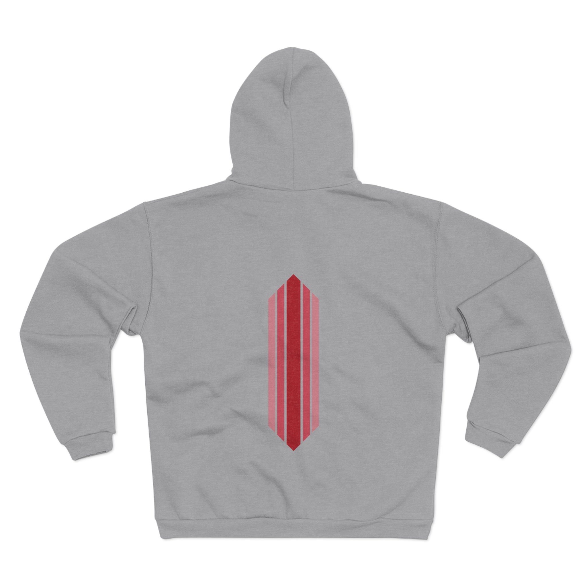 Unisex Hooded Zip Sweatshirt - Trainwreck