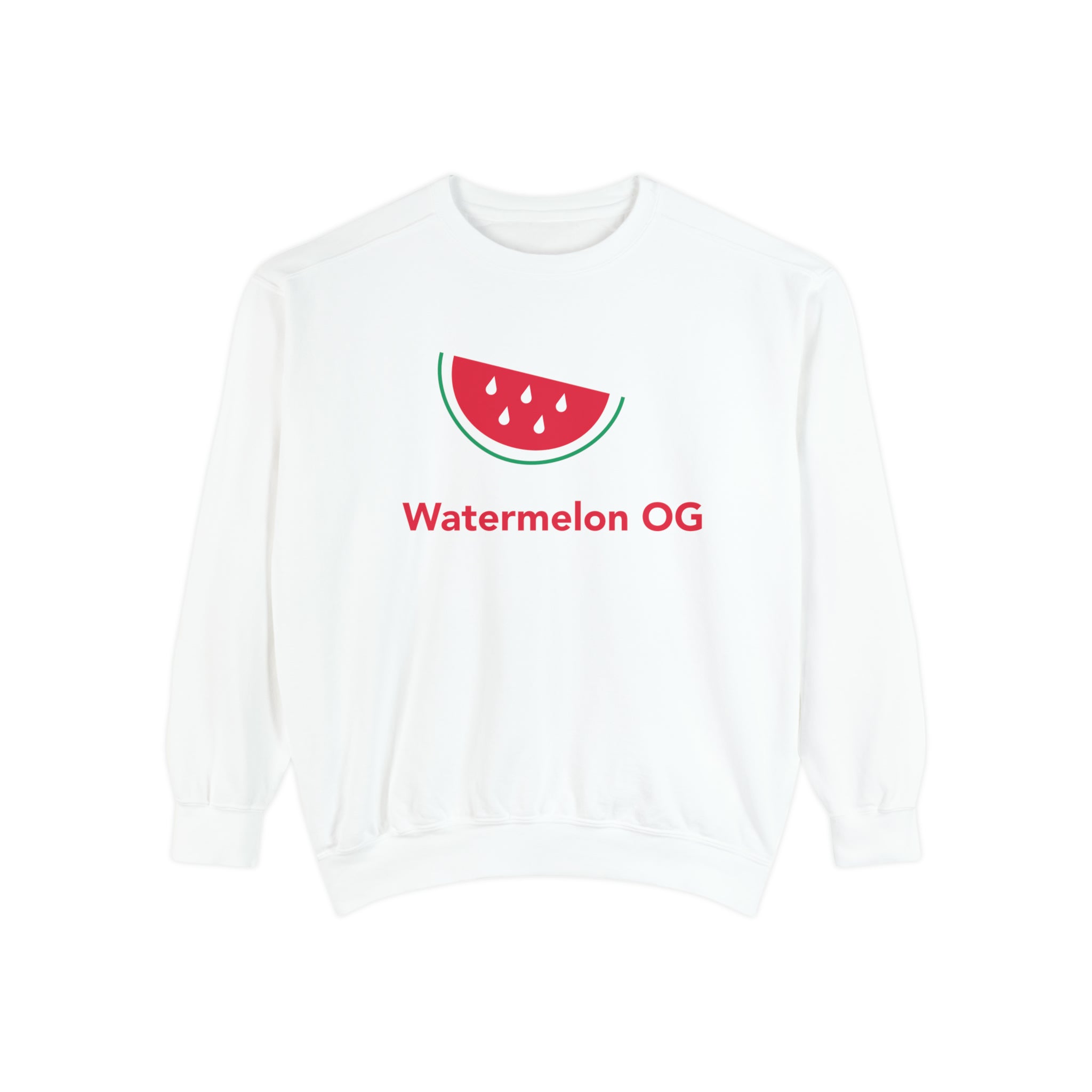 Unisex Garment-Dyed Sweatshirt - Watermelon OG