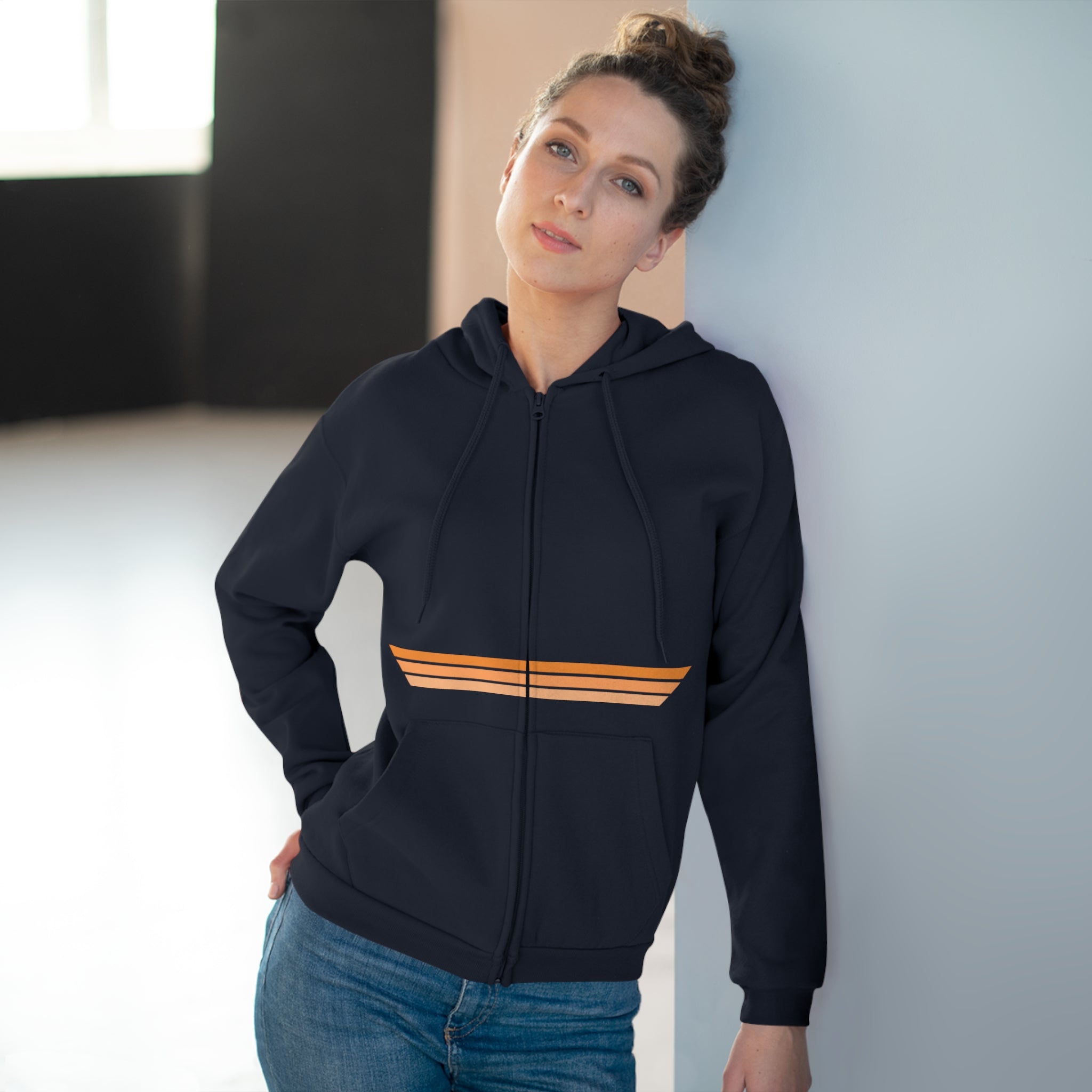 Unisex Hooded Zip Sweatshirt - GG4