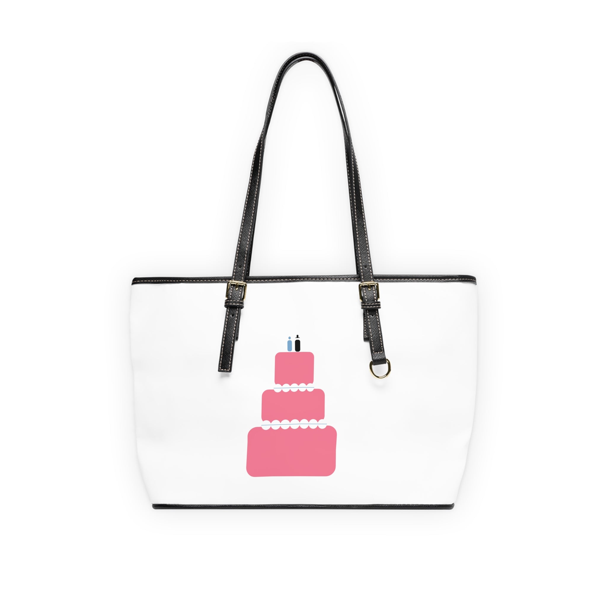 Leather Shoulder Bag - Wedding Cake