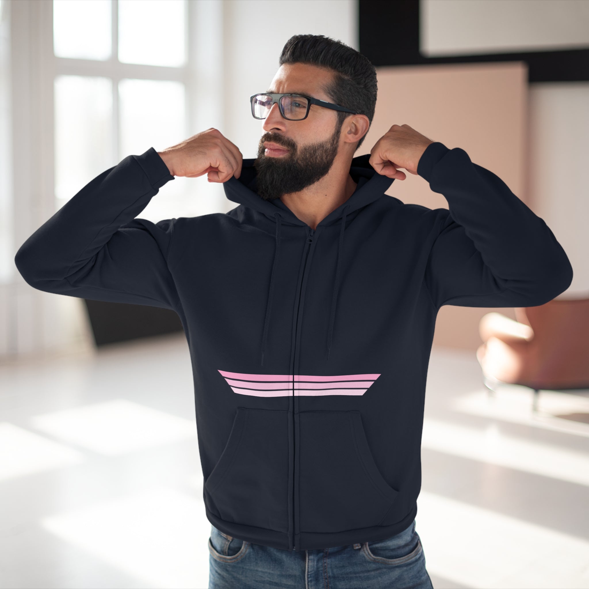 Unisex Hooded Zip Sweatshirt - Sundae Driver