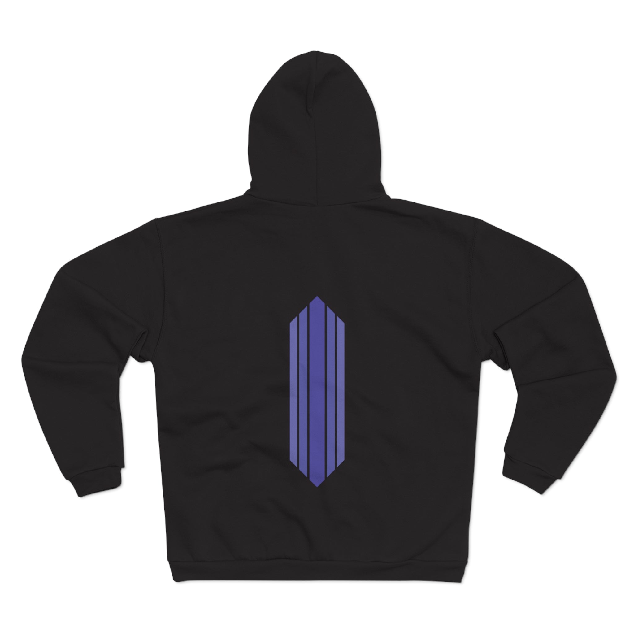 Unisex Hooded Zip Sweatshirt - Blackberry Kush