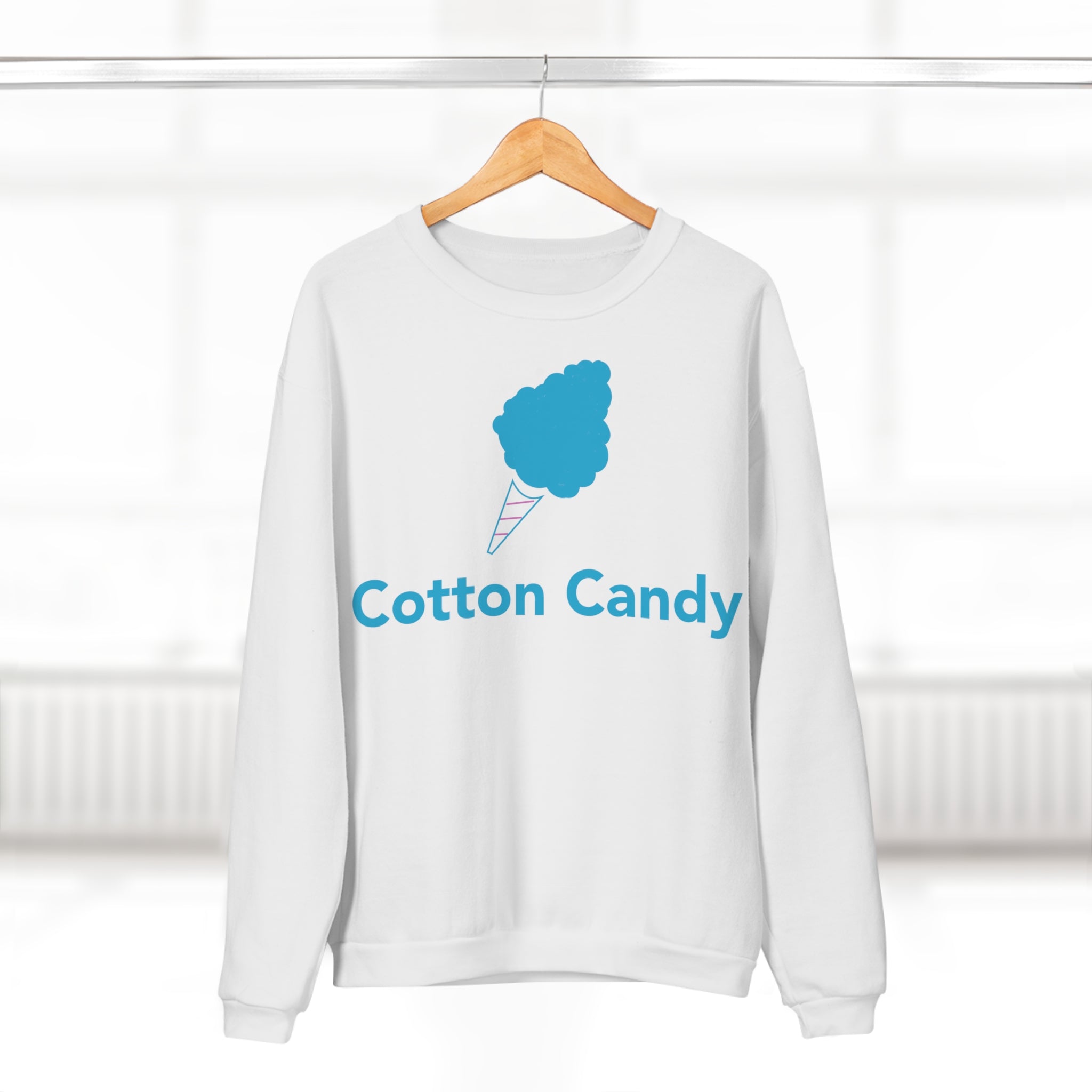 Unisex Crew Neck Sweatshirt - Cotton Candy