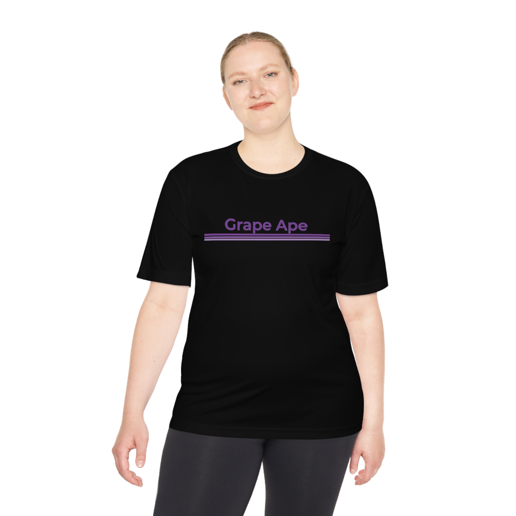 Unisex Moisture Wicking Tee - Grape Ape