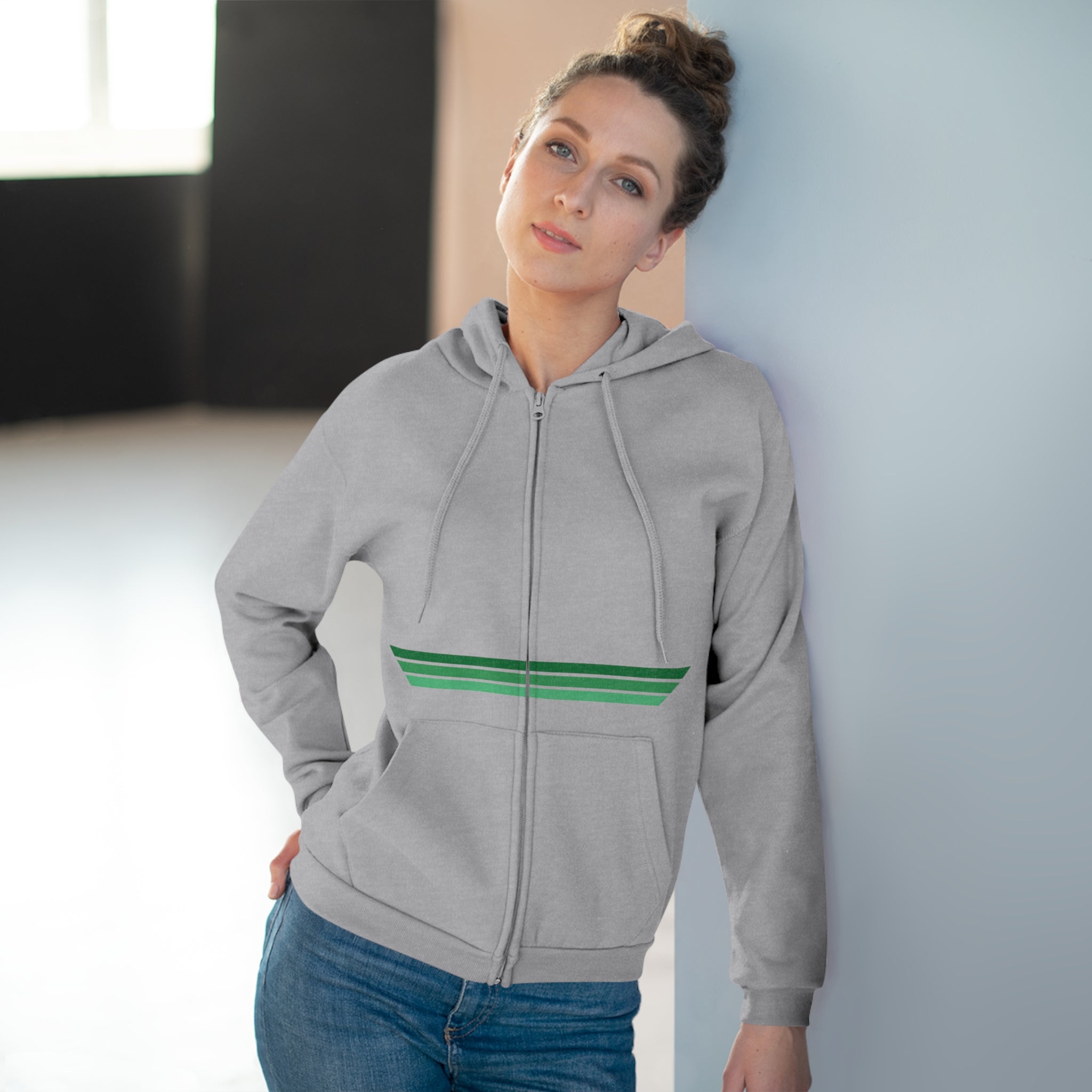 Unisex Hooded Zip Sweatshirt - OG Kush