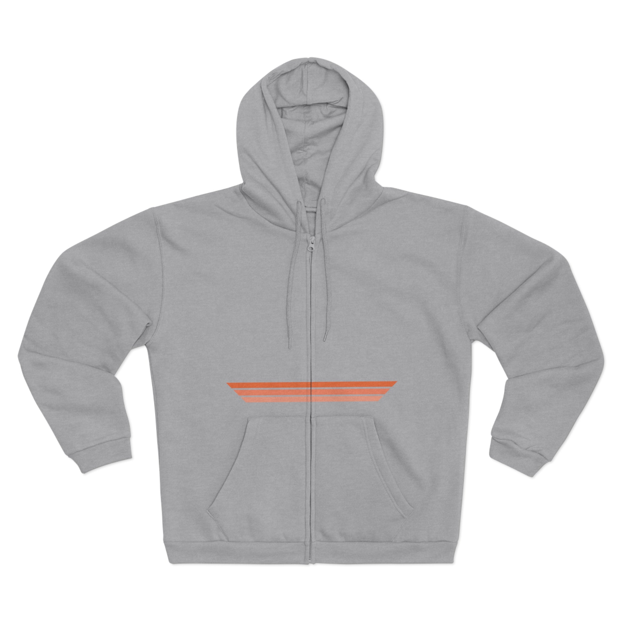 Unisex Hooded Zip Sweatshirt - Tangie