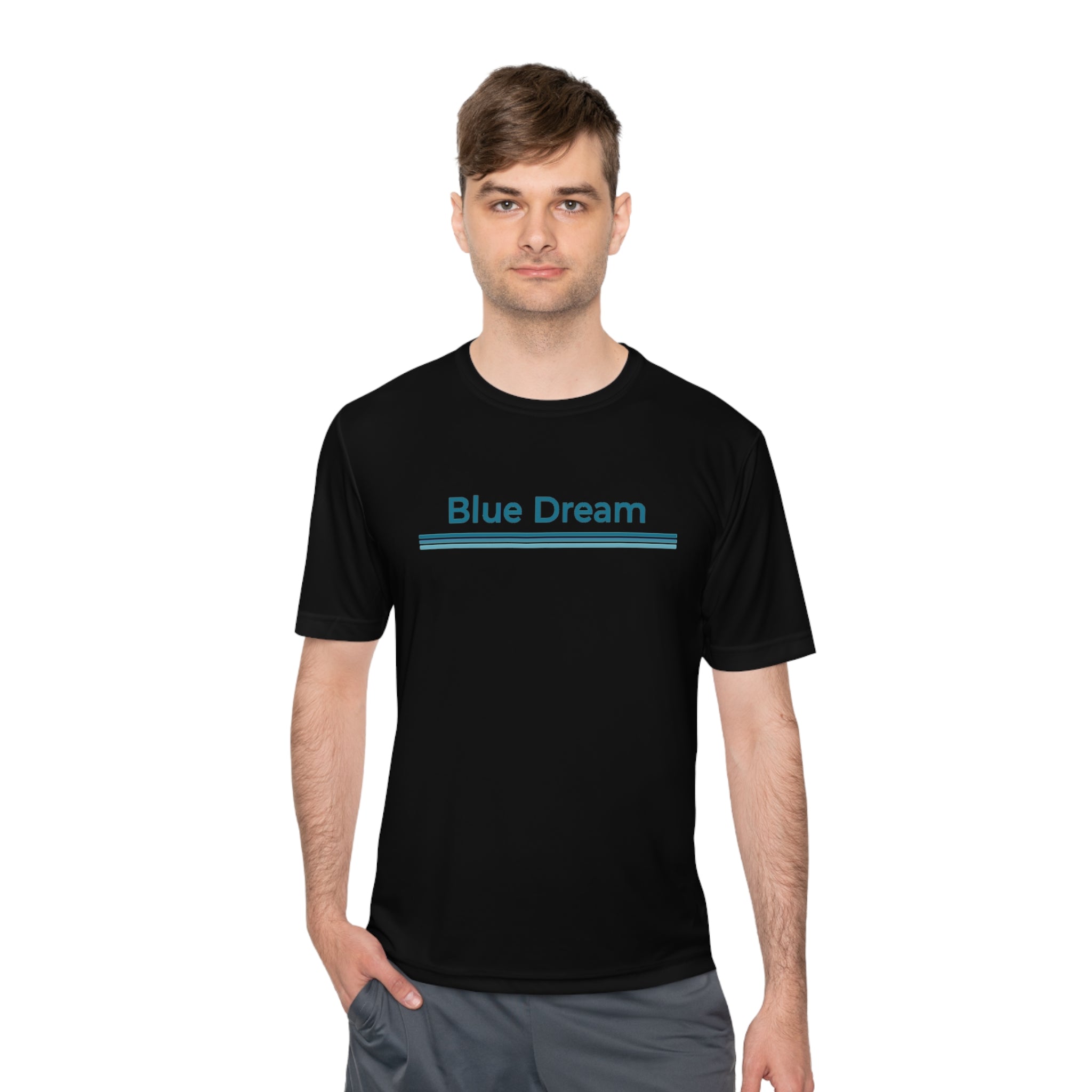 Unisex Moisture Wicking Tee - Blue Dream