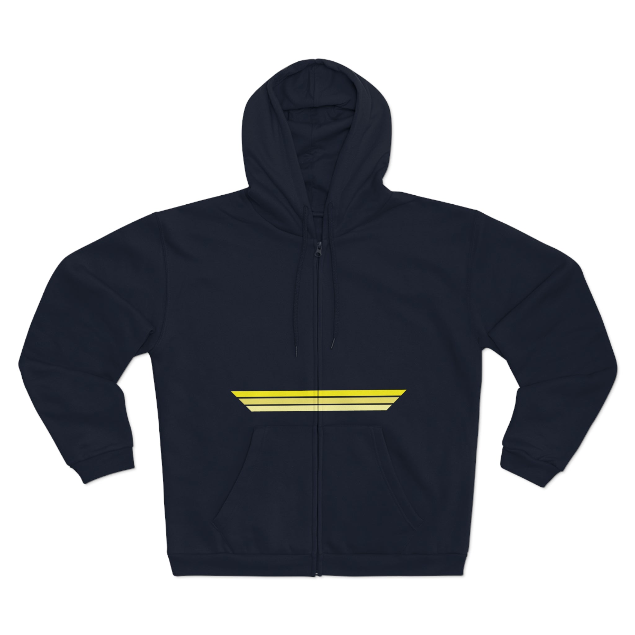 Unisex Hooded Zip Sweatshirt - Lemon Skunk