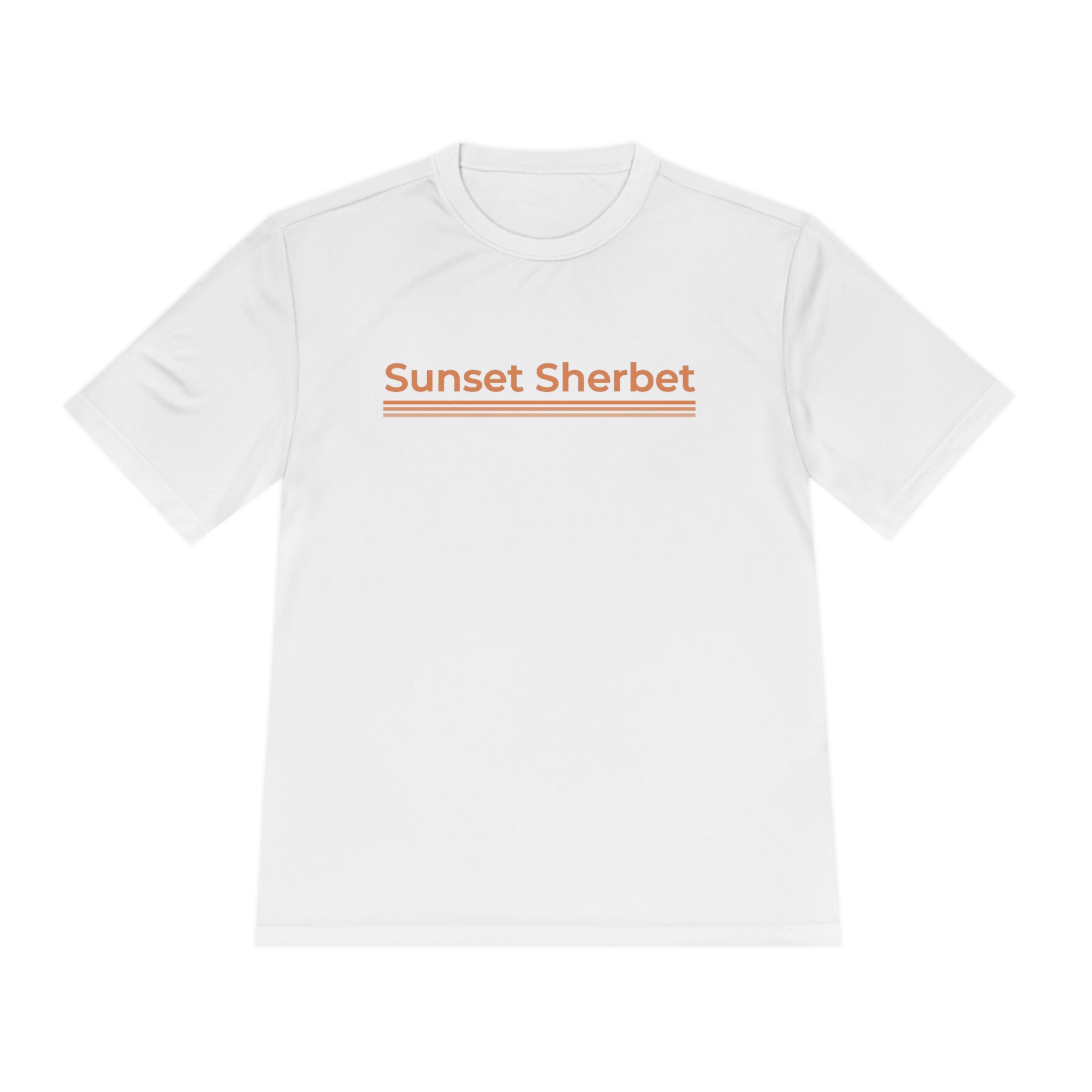 Unisex Moisture Wicking Tee - Sunset Sherbet