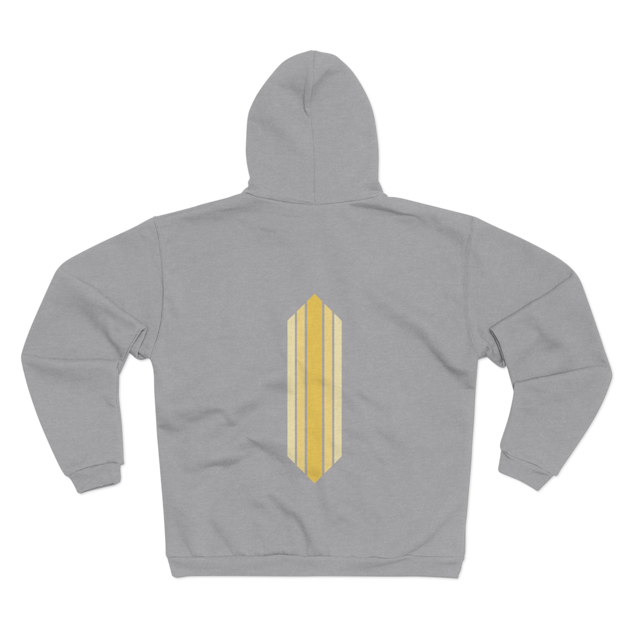 Unisex Hooded Zip Sweatshirt - Mimosa
