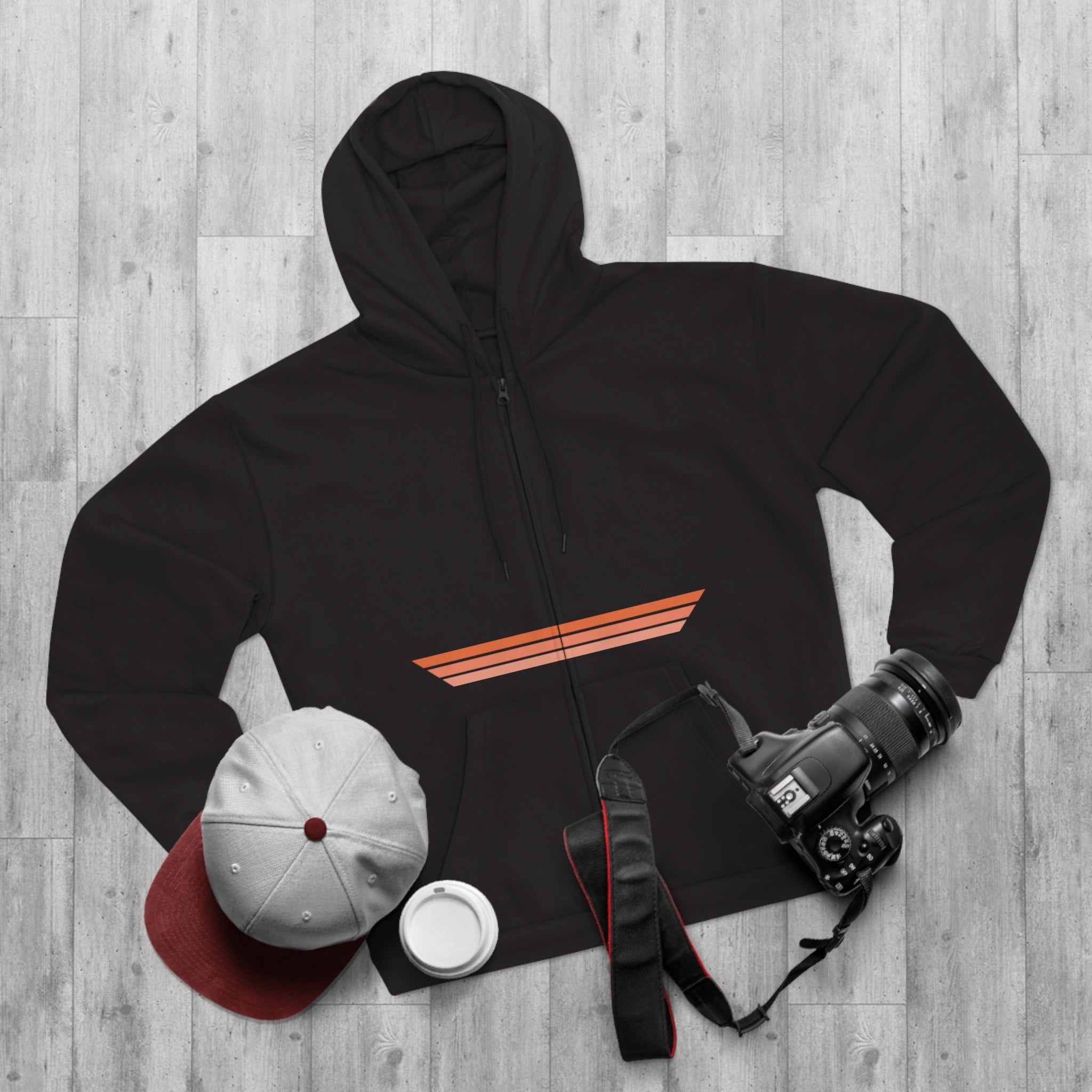 Unisex Hooded Zip Sweatshirt - Tangie