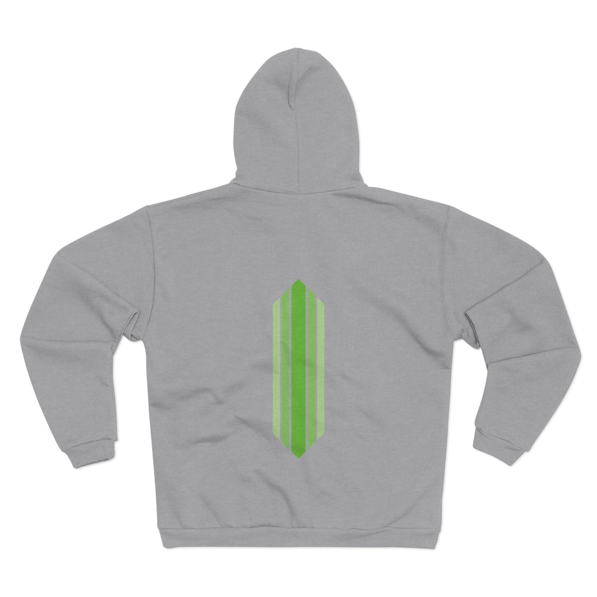 Unisex Hooded Zip Sweatshirt - Lime OG