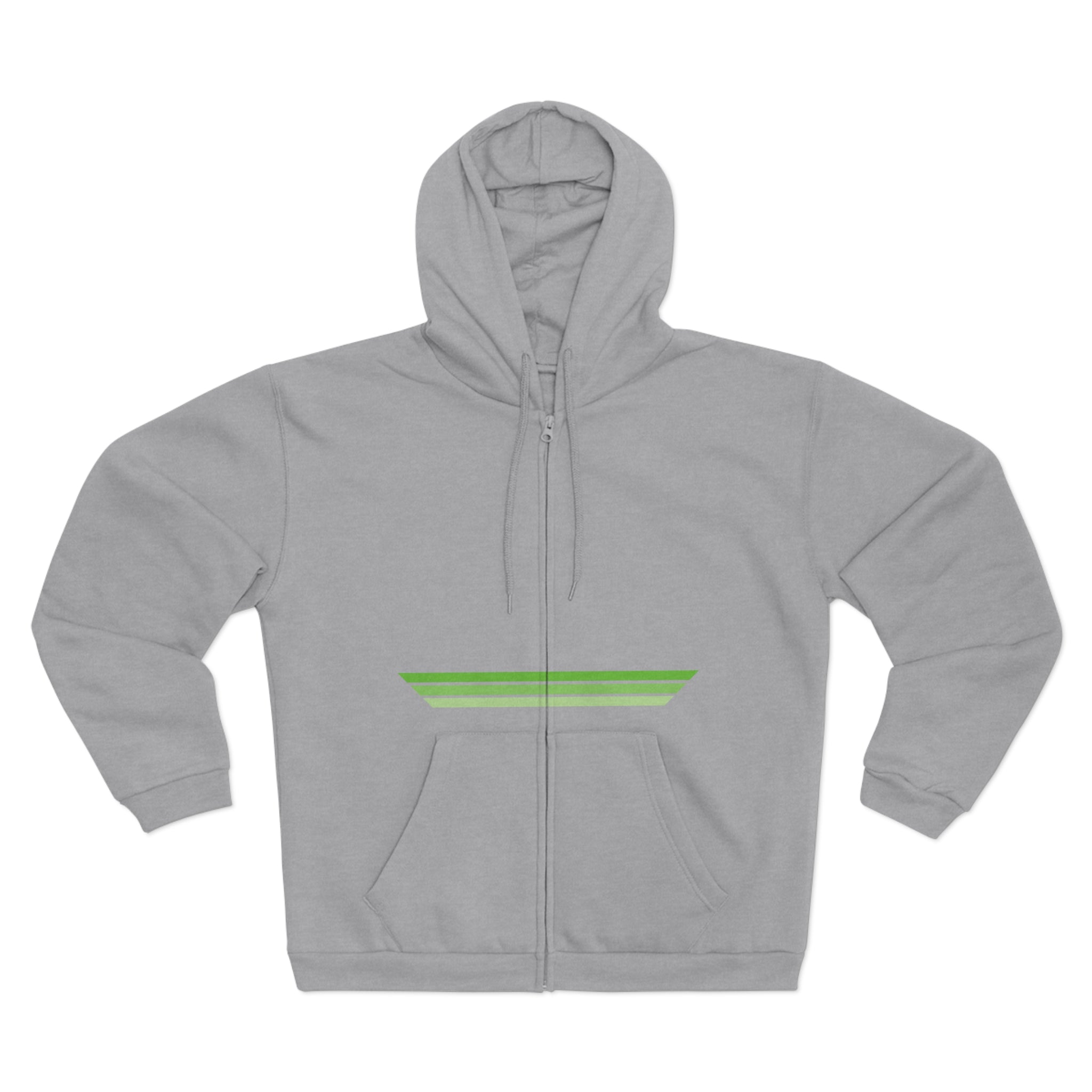 Unisex Hooded Zip Sweatshirt - Lime OG