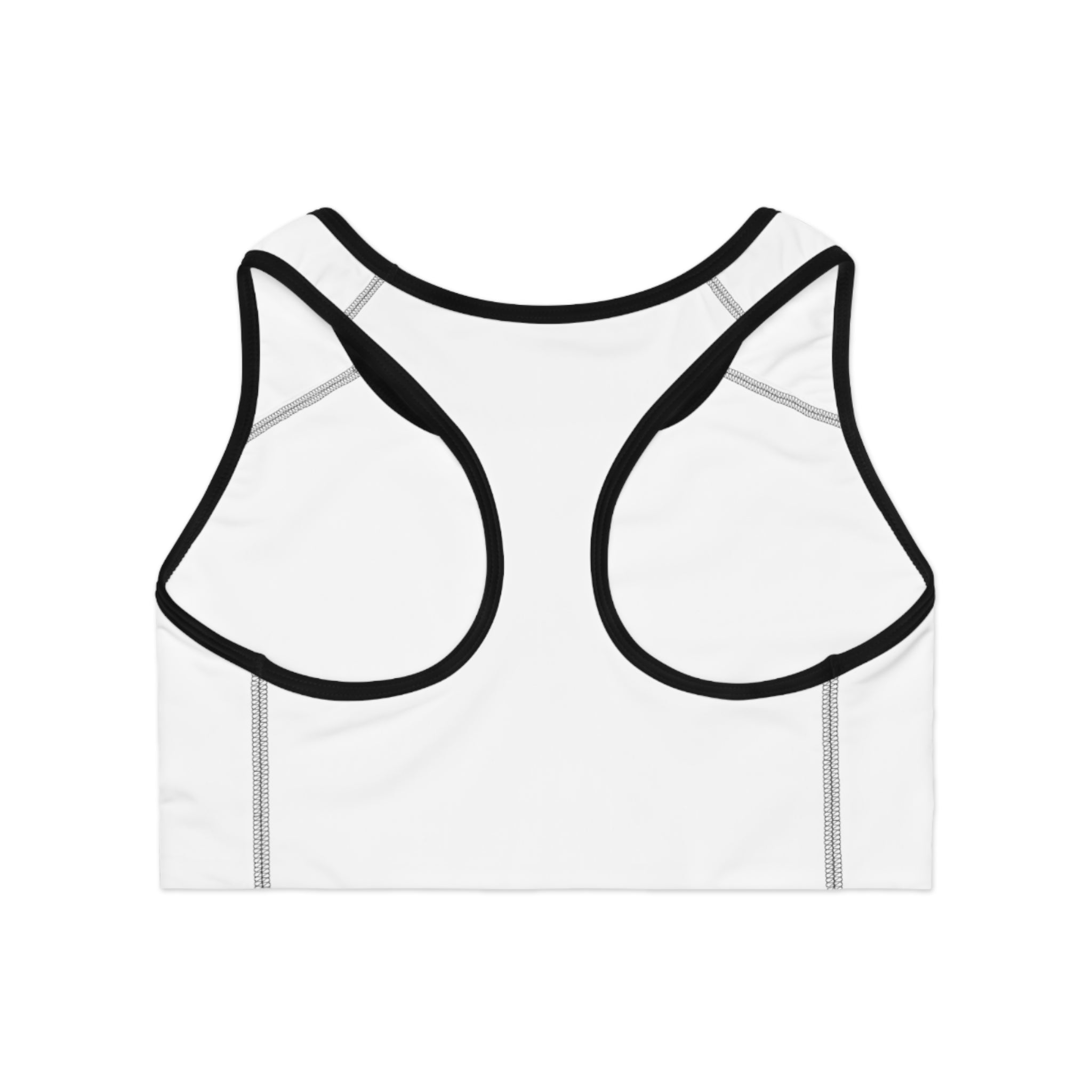 Sports Bra (AOP) - LIVE (White)