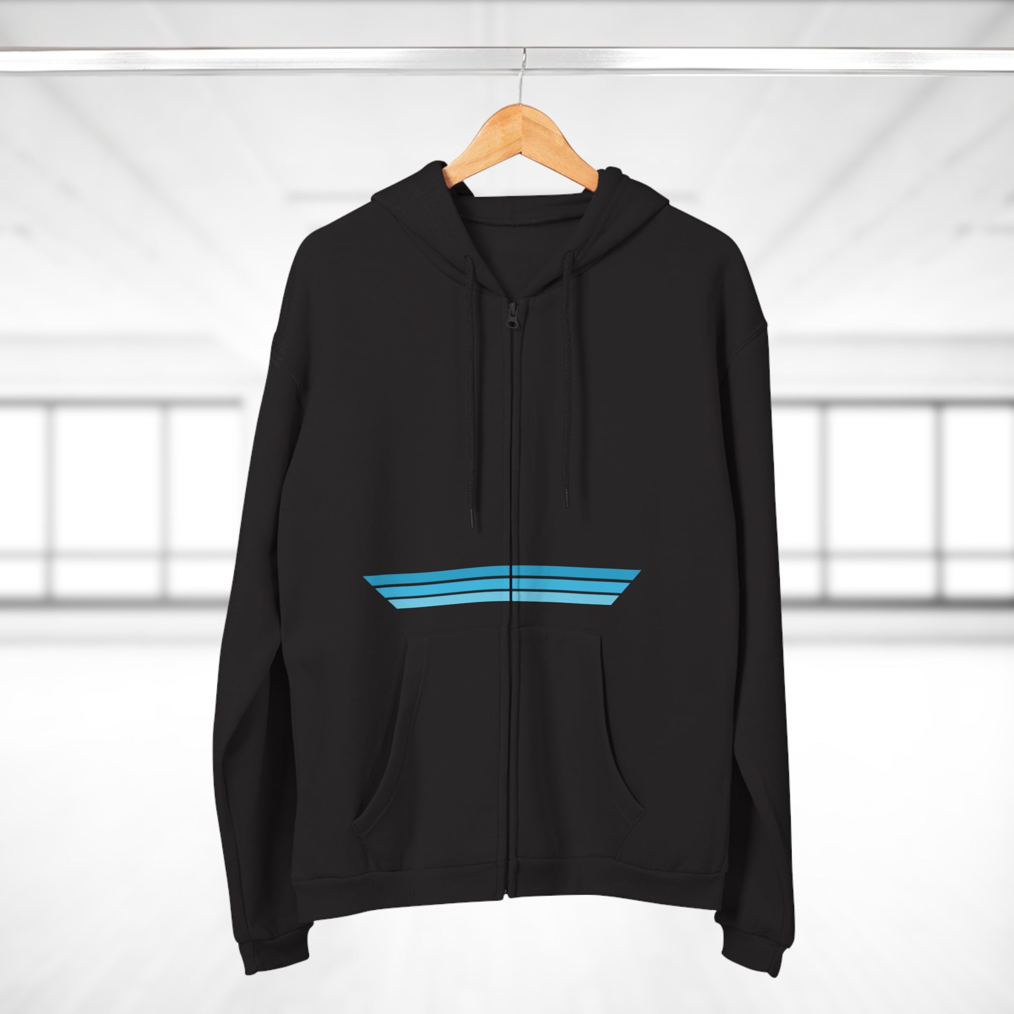 Unisex Hooded Zip Sweatshirt - Cotton Candy