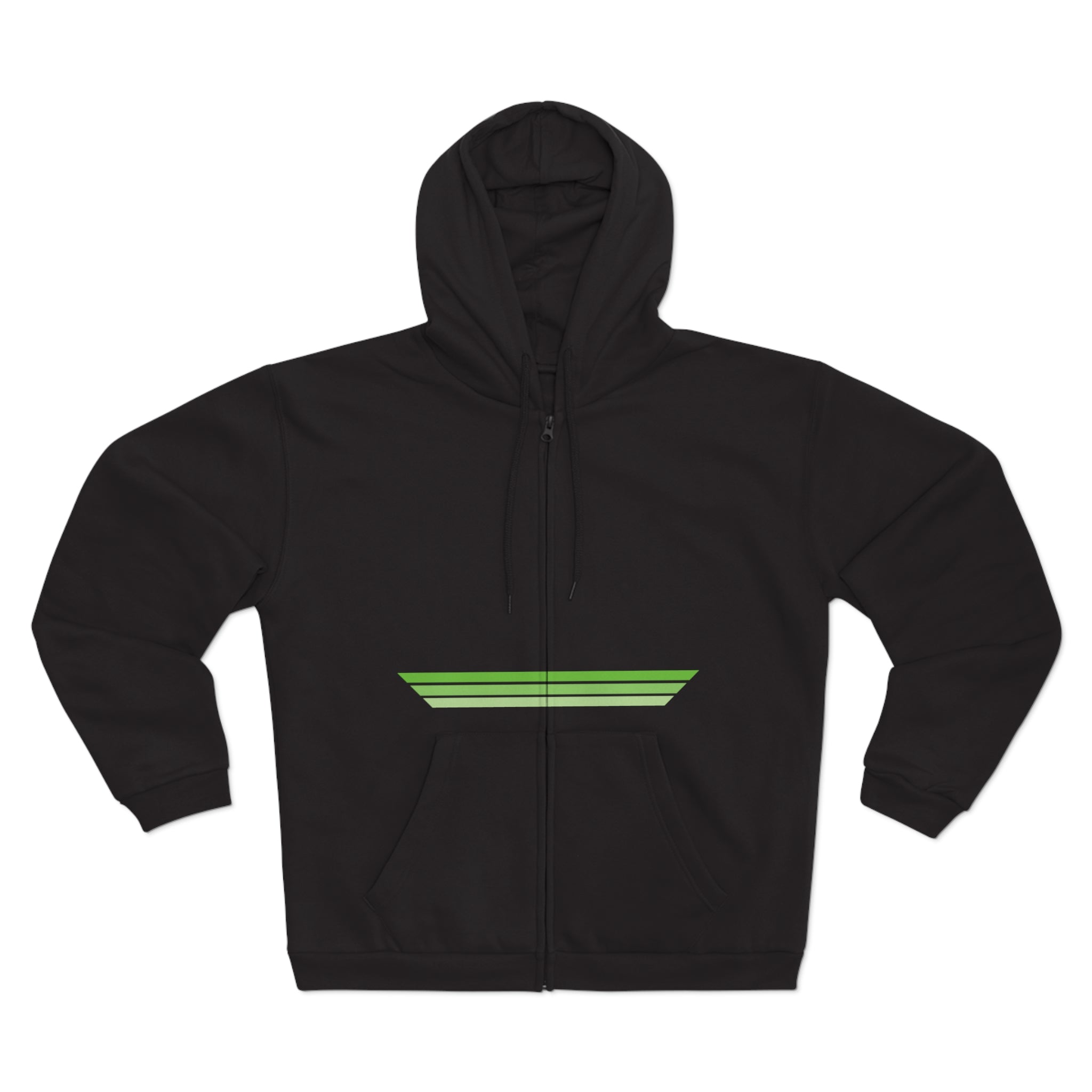 Unisex Hooded Zip Sweatshirt - Lime OG