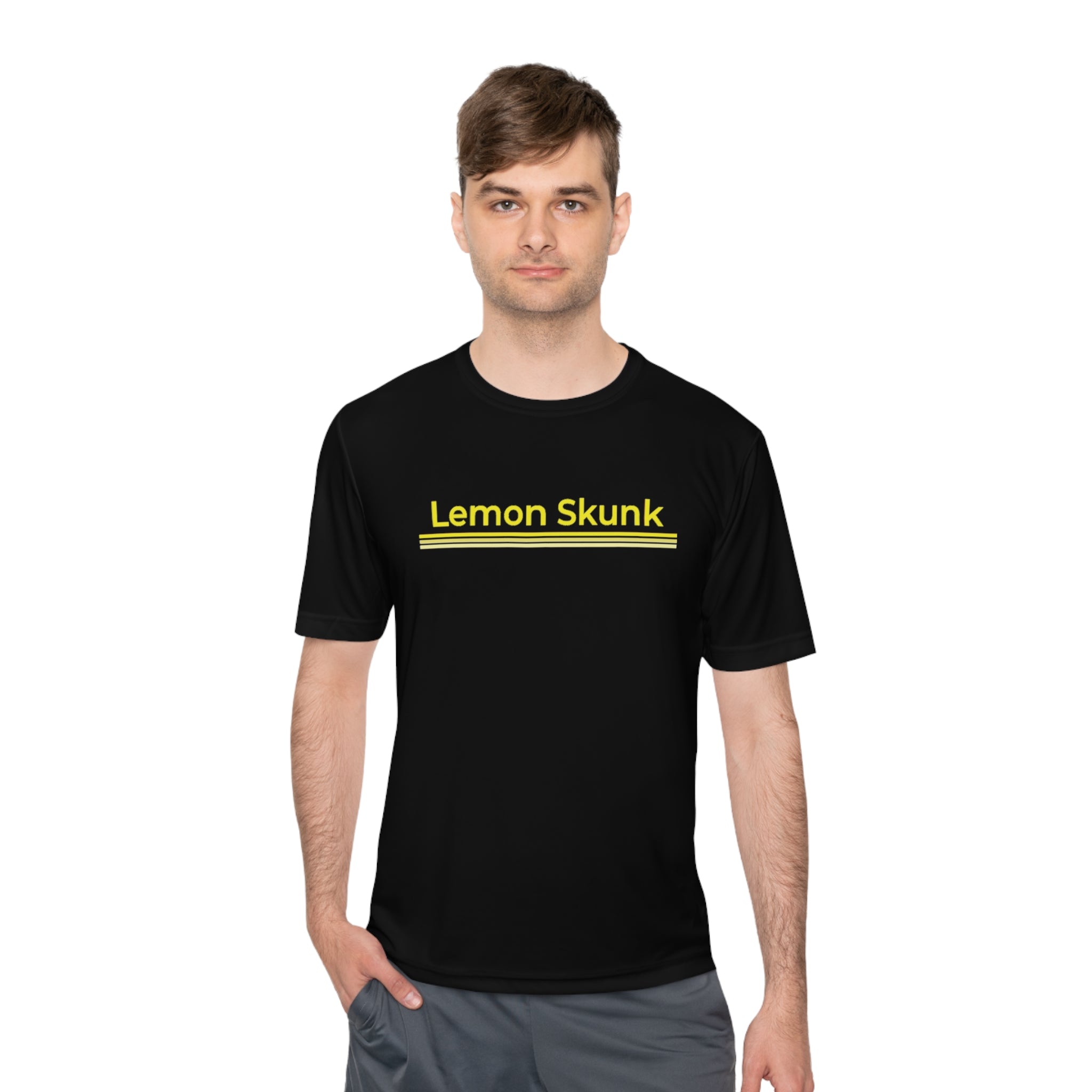 Unisex Moisture Wicking Tee - Lemon Skunk