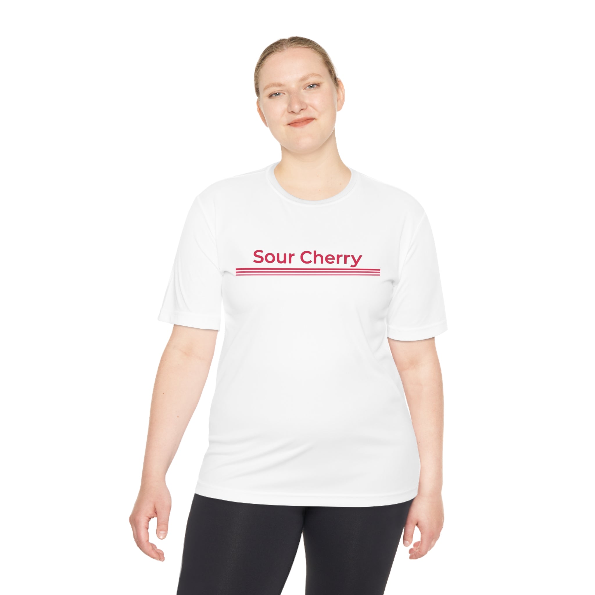 Unisex Moisture Wicking Tee - Sour Cherry