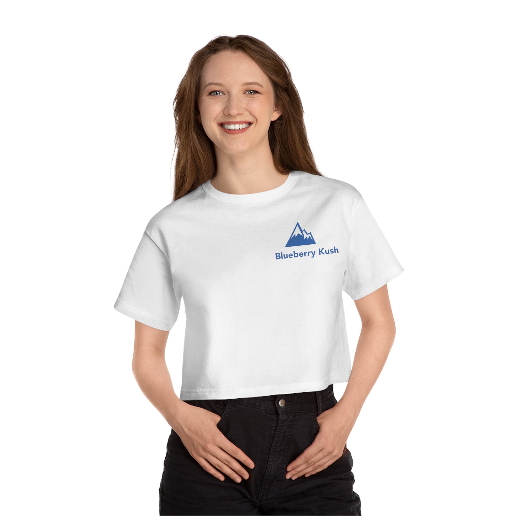 Women's Cropped T-Shirt - Blueberry Kush