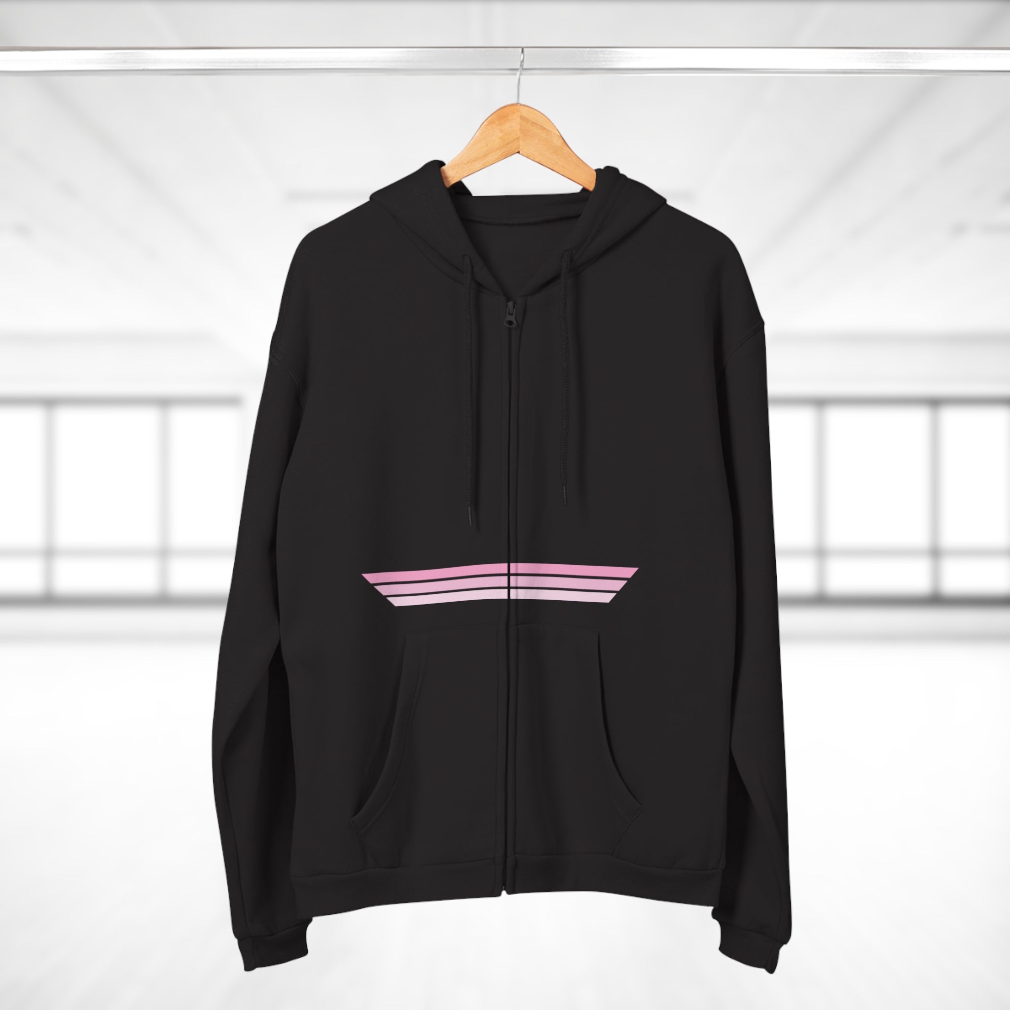 Unisex Hooded Zip Sweatshirt - Bubblegum OG