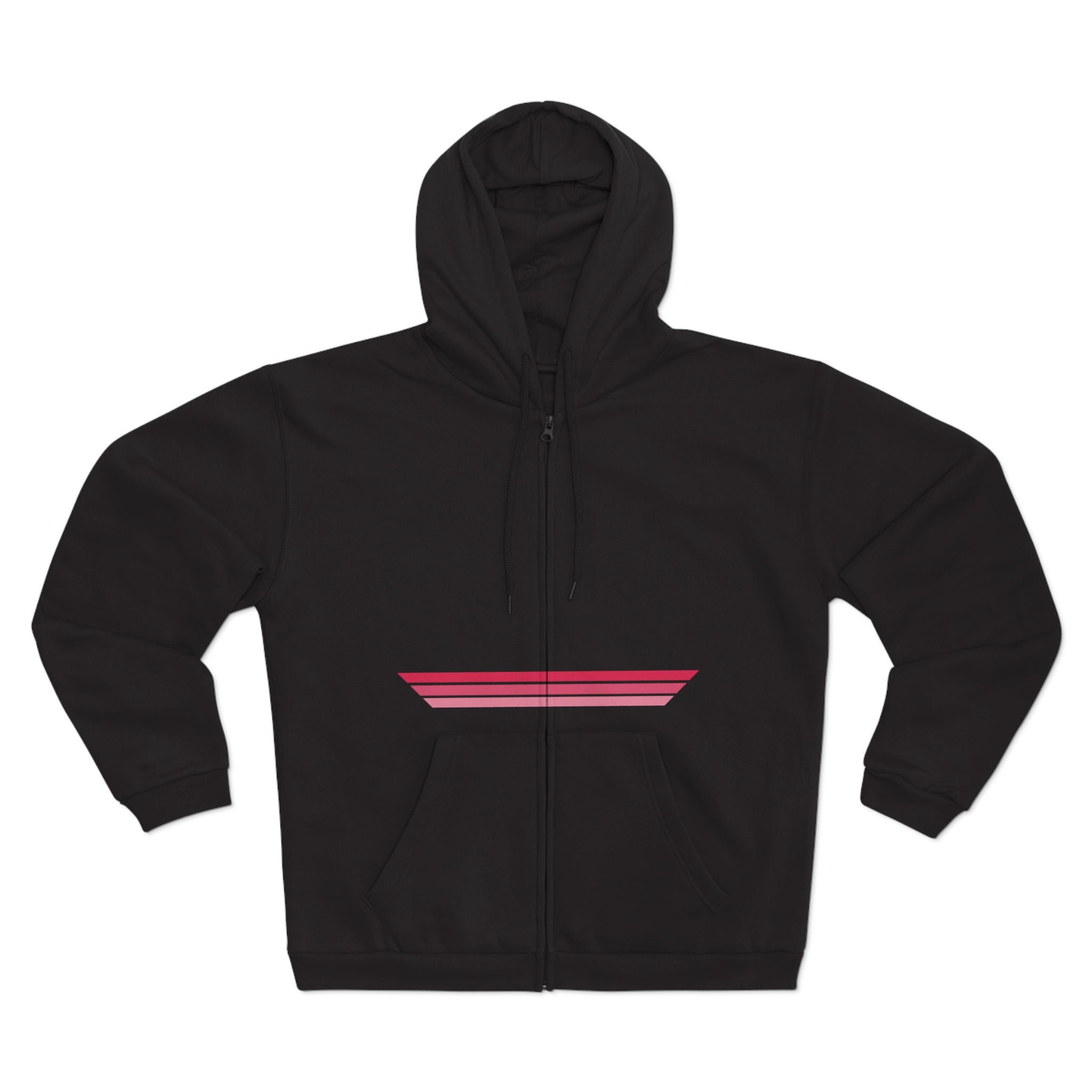 Unisex Hooded Zip Sweatshirt - Sour Cherry
