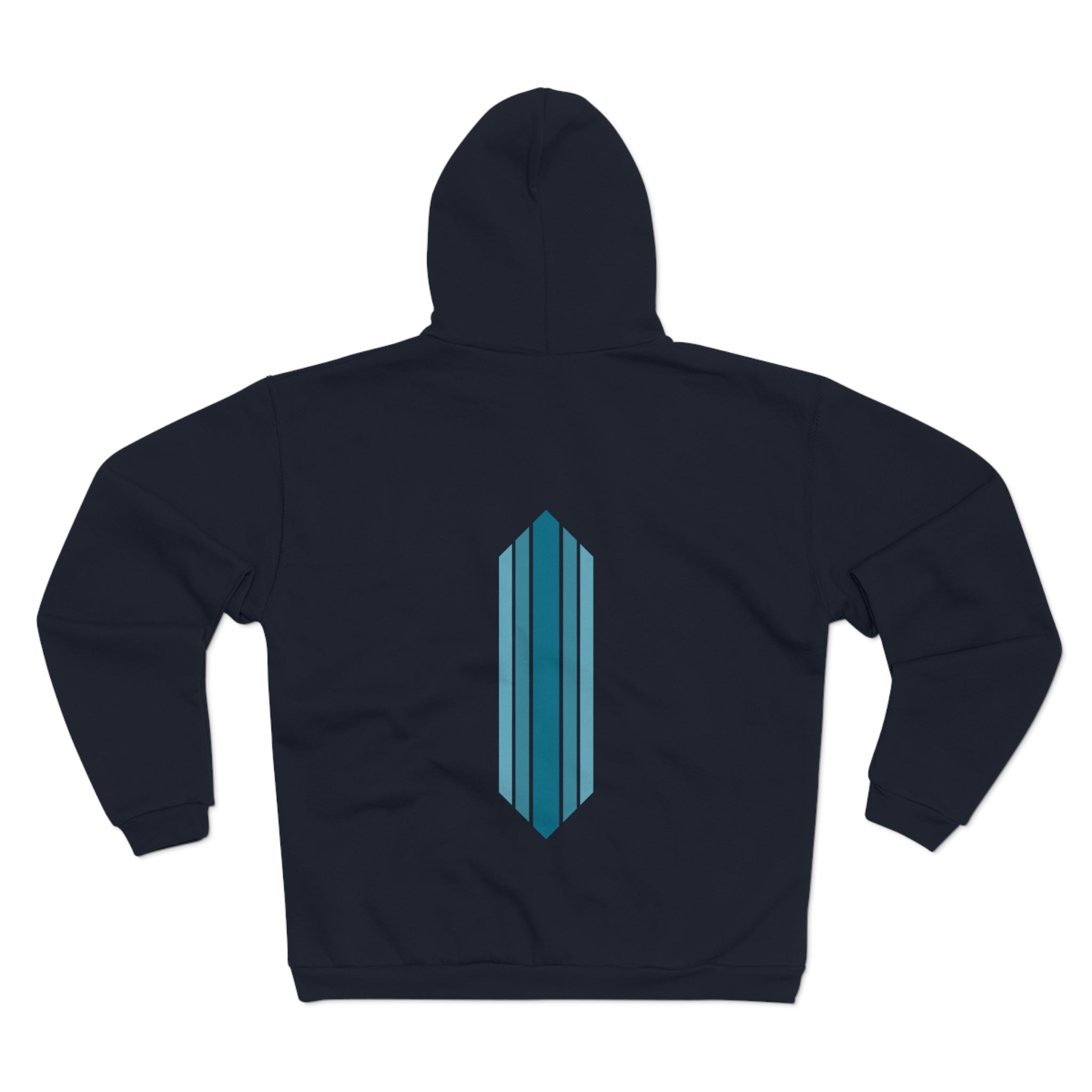 Unisex Hooded Zip Sweatshirt - Blue Dream