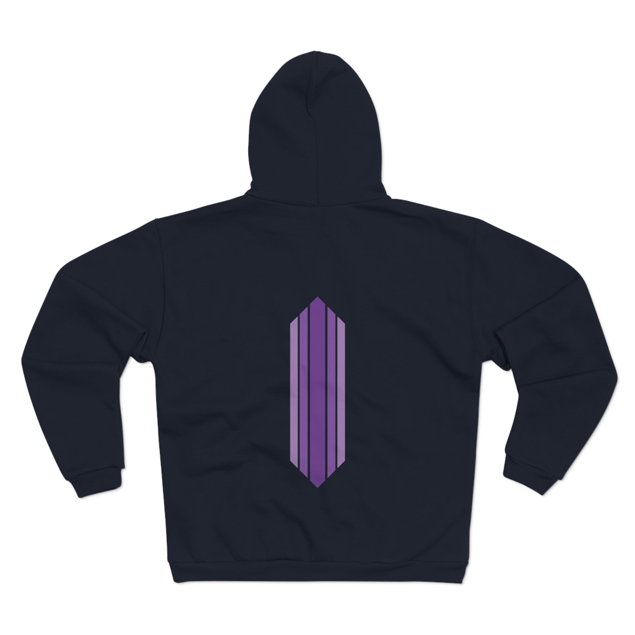 Unisex Hooded Zip Sweatshirt - Grape Ape