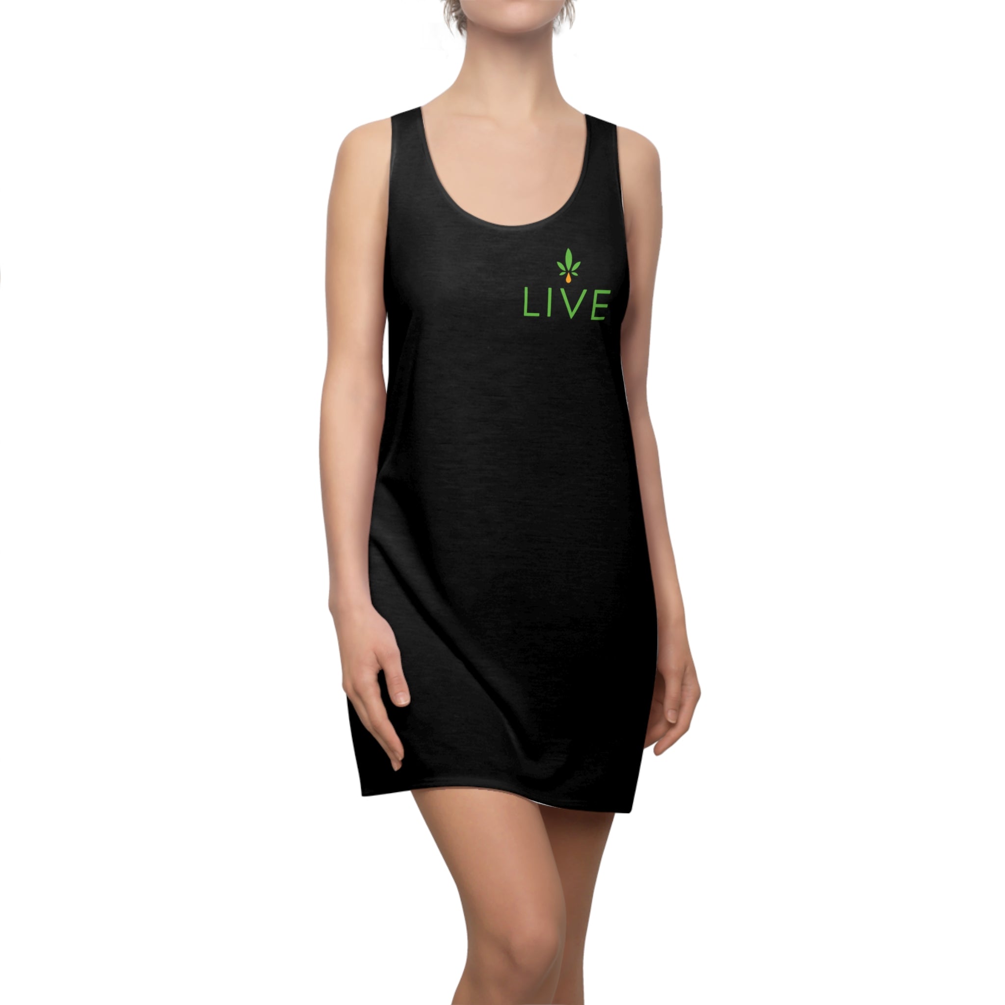 Women's Cut & Sew Racerback Dress - LIVE