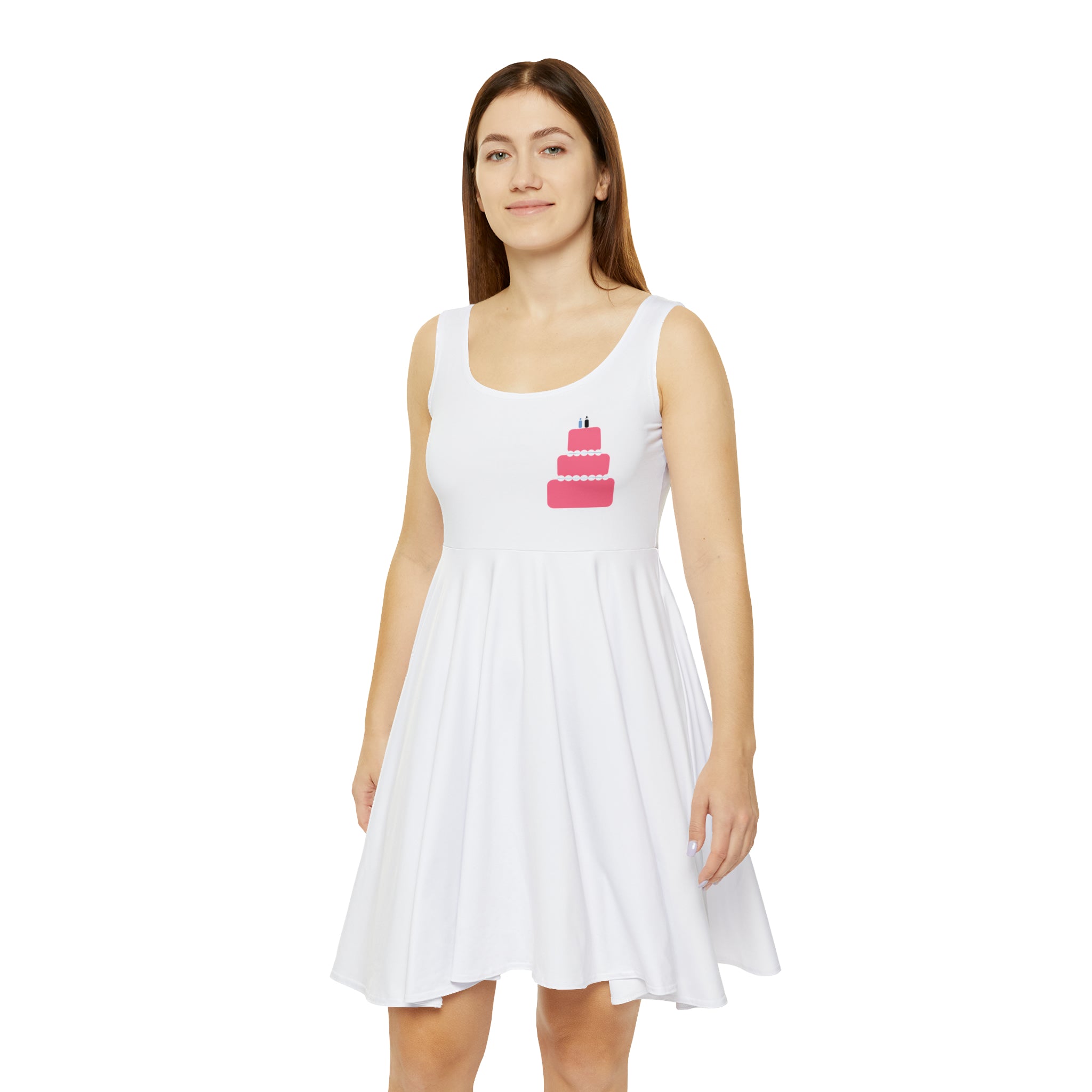 Women's Skater Dress - Wedding Cake