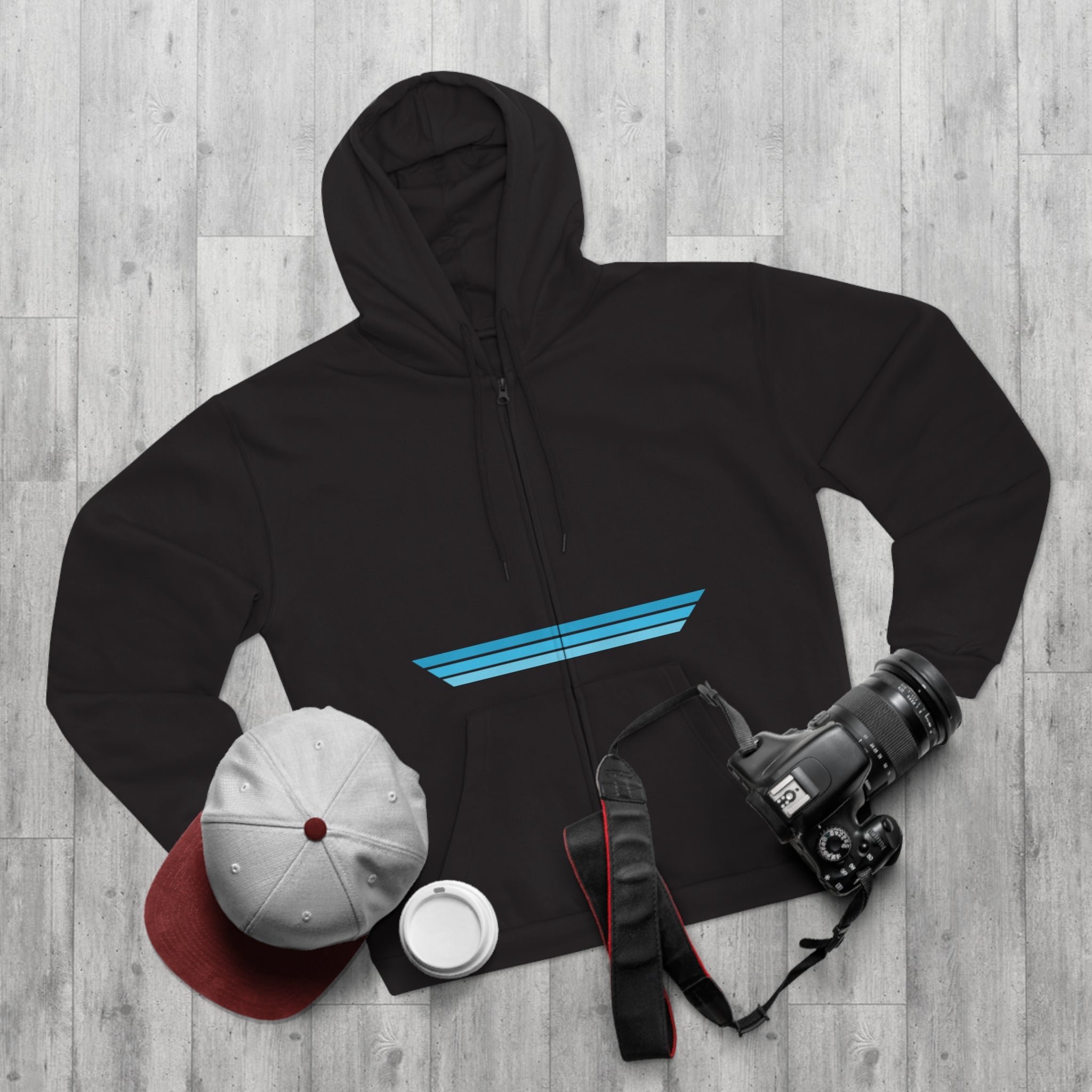 Unisex Hooded Zip Sweatshirt - Cotton Candy
