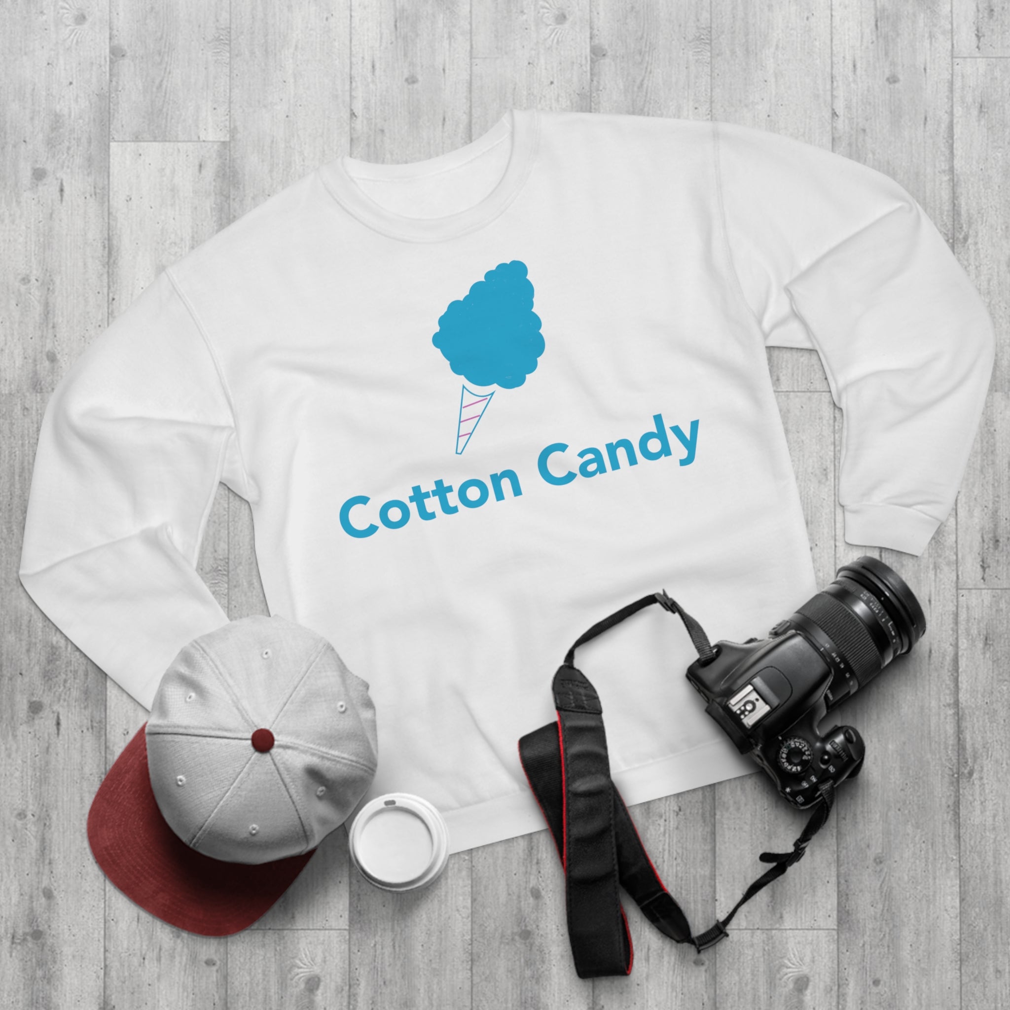 Unisex Crew Neck Sweatshirt - Cotton Candy