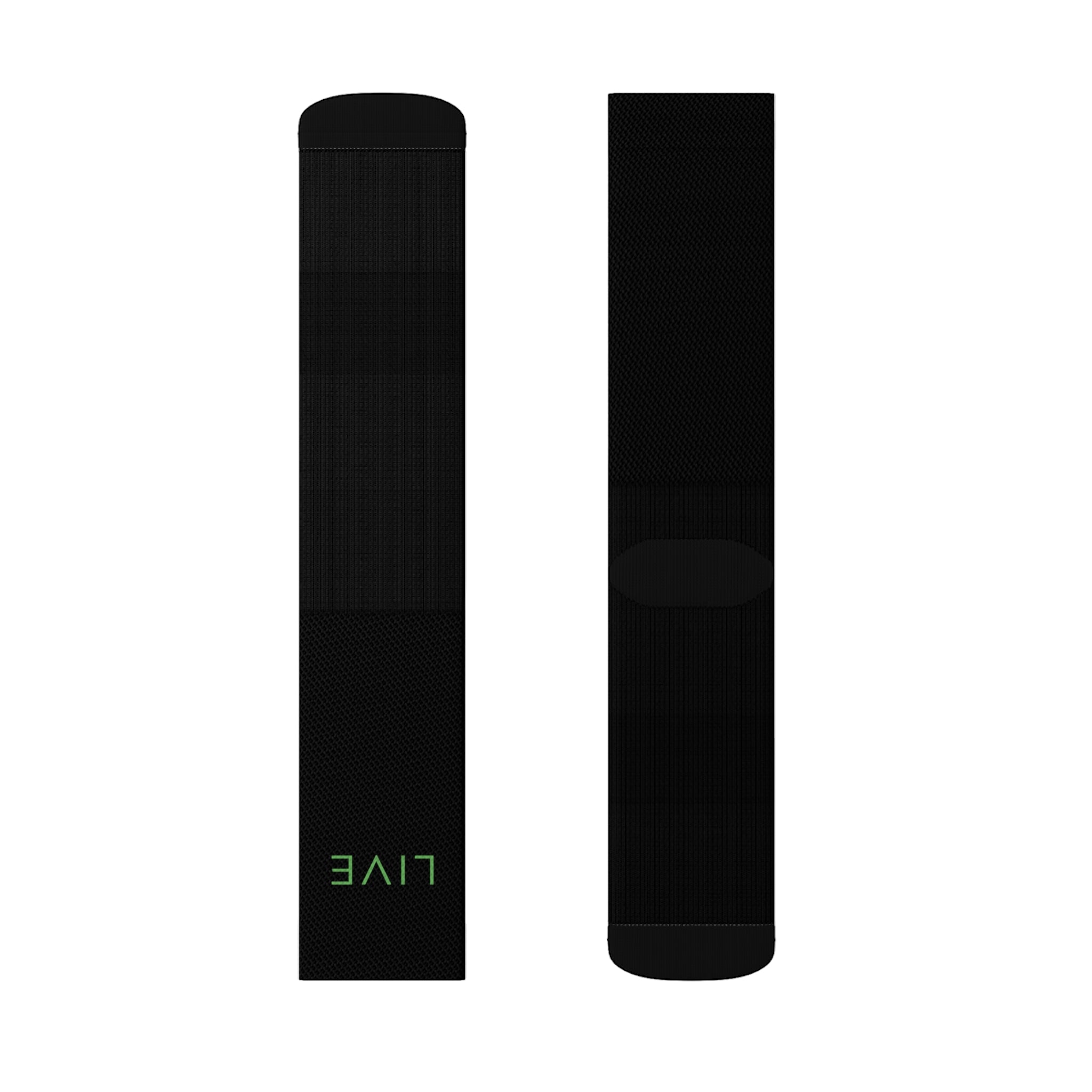 Sublimation Socks - LIVE (Black)