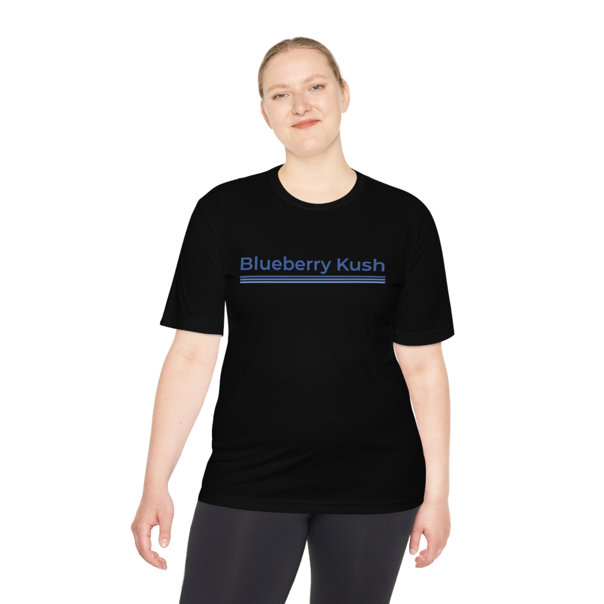 Unisex Moisture Wicking Tee - Blueberry KUSH