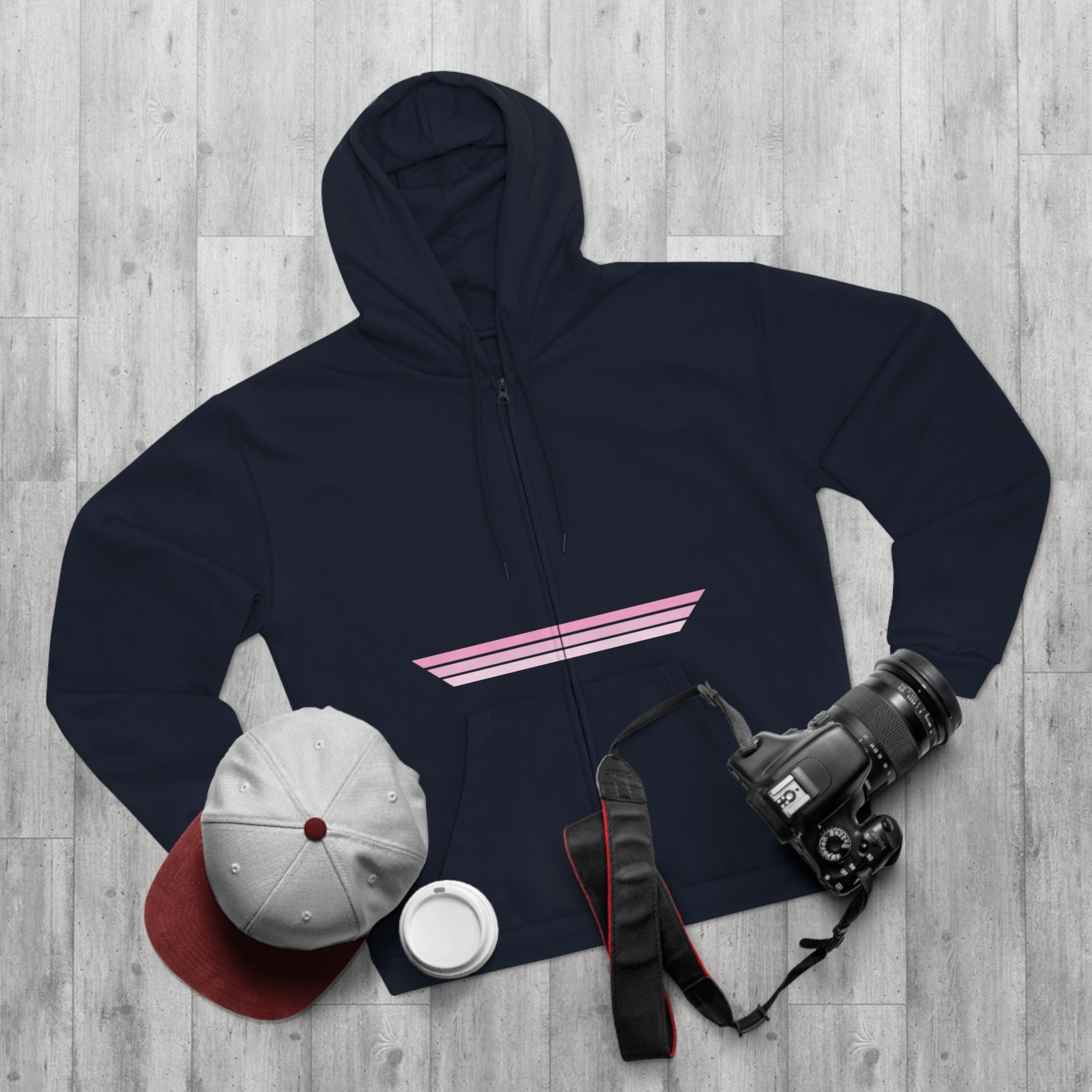 Unisex Hooded Zip Sweatshirt - Bubblegum OG