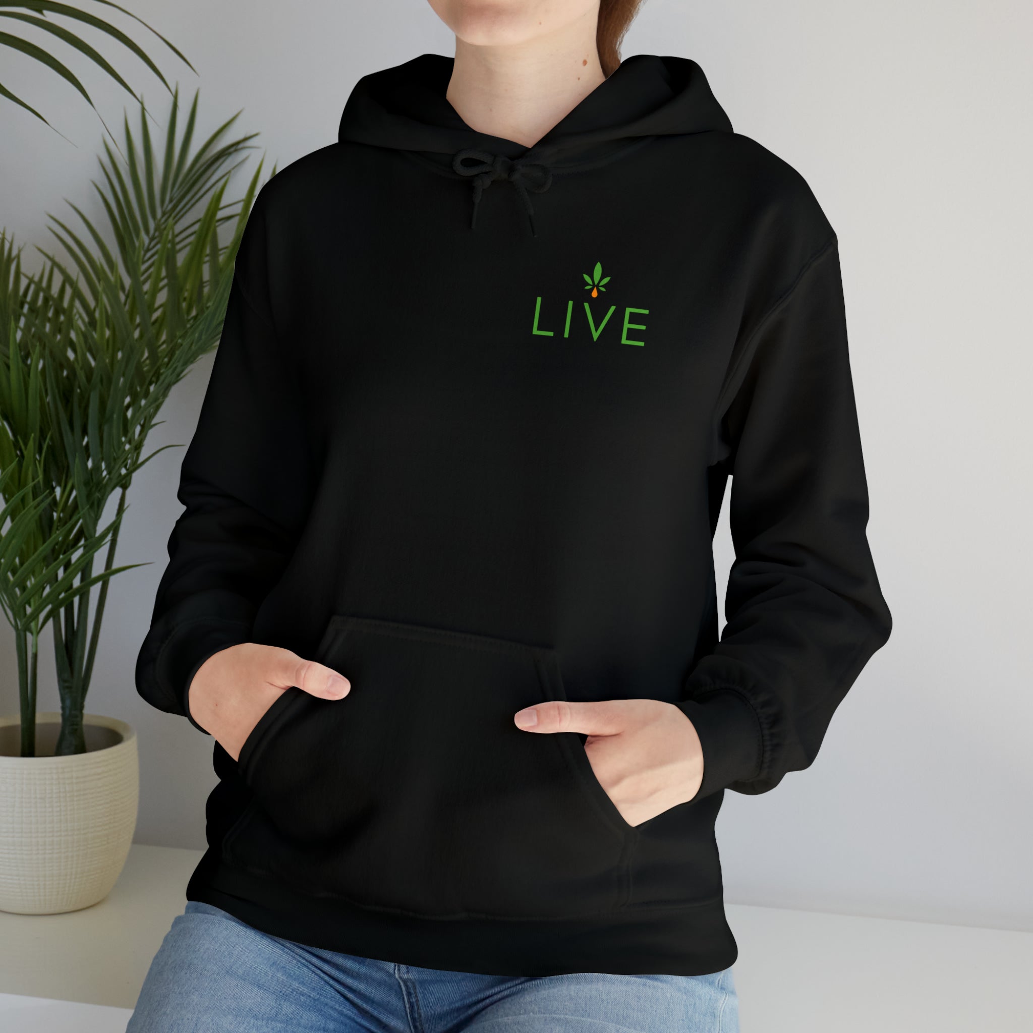 Unisex Hooded Sweatshirt - LIVE